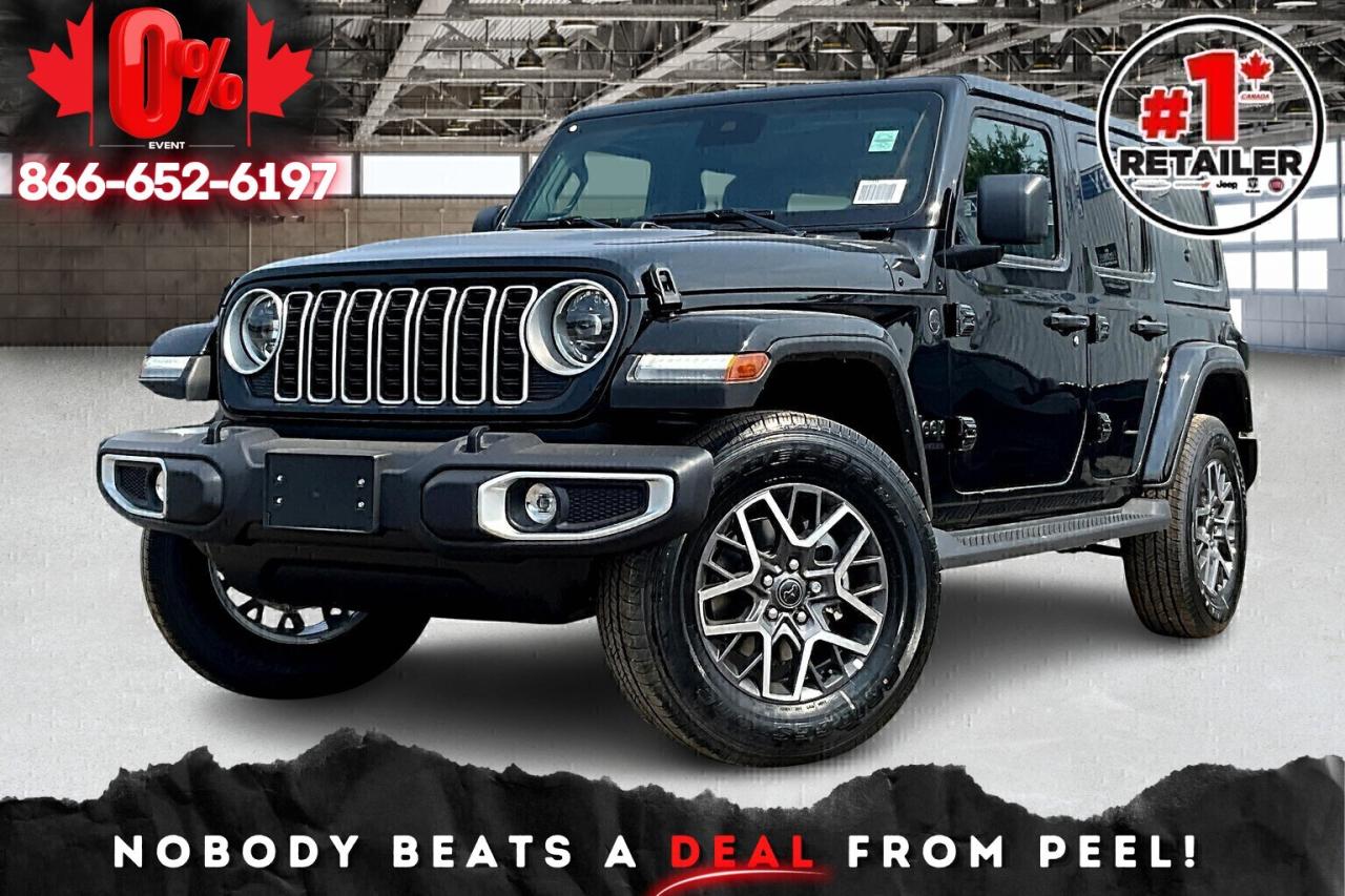 New 2025 Jeep Wrangler SAHARA 4DR | Hardtop | Steps | Htd Seats | R Start for sale in Mississauga, ON