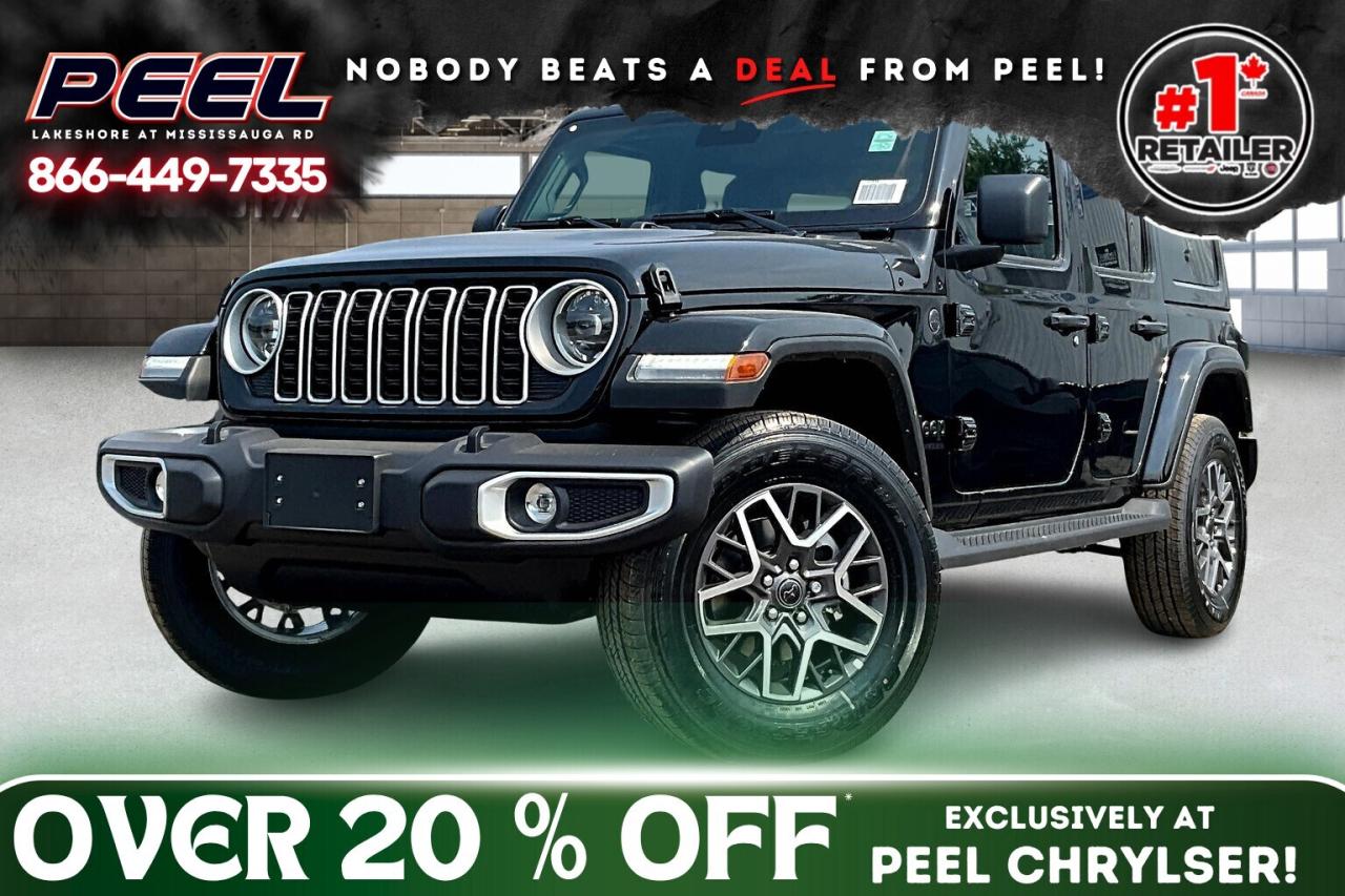 New 2025 Jeep Wrangler SAHARA 4DR | Hardtop | Steps | Htd Seats | R Start for sale in Mississauga, ON