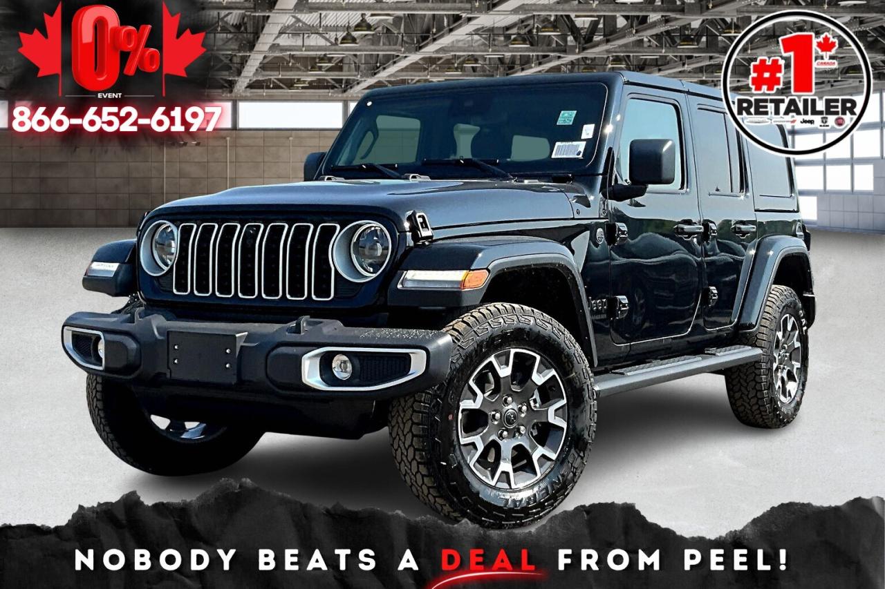 New 2025 Jeep Wrangler SAHARA 4DR | Safety&Tech Grp | Leather | 18