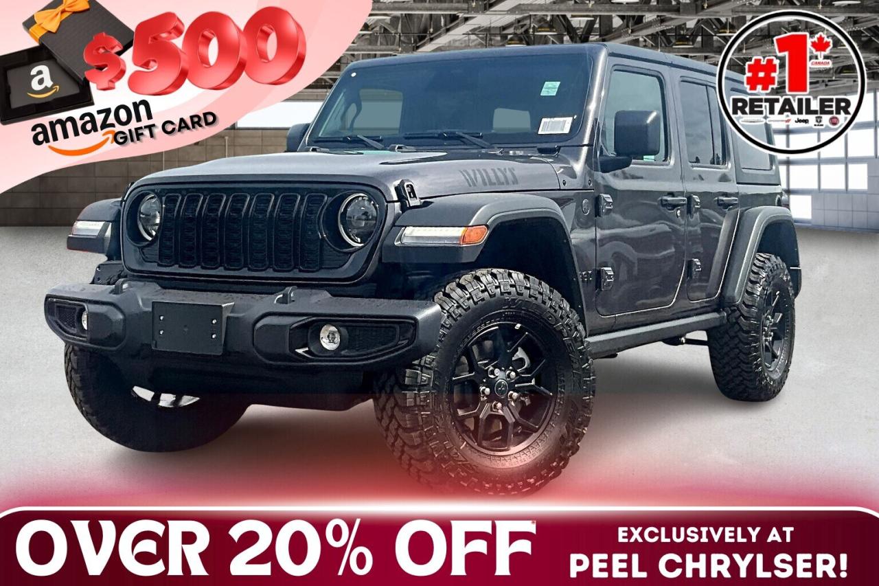 New 2025 Jeep Wrangler NOBODY BEATS A DEAL FROM PEEL !!!!!!!!!!!!!!!!!!!! for sale in Mississauga, ON