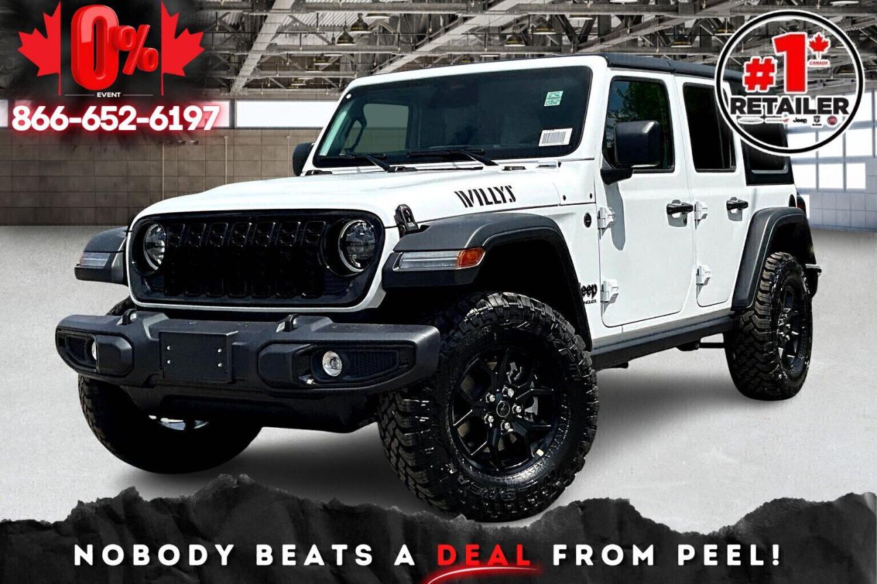 New 2025 Jeep Wrangler WILLYS 4DOOR | Conv & Tech Grp | Hardtop | 4x4 for sale in Mississauga, ON