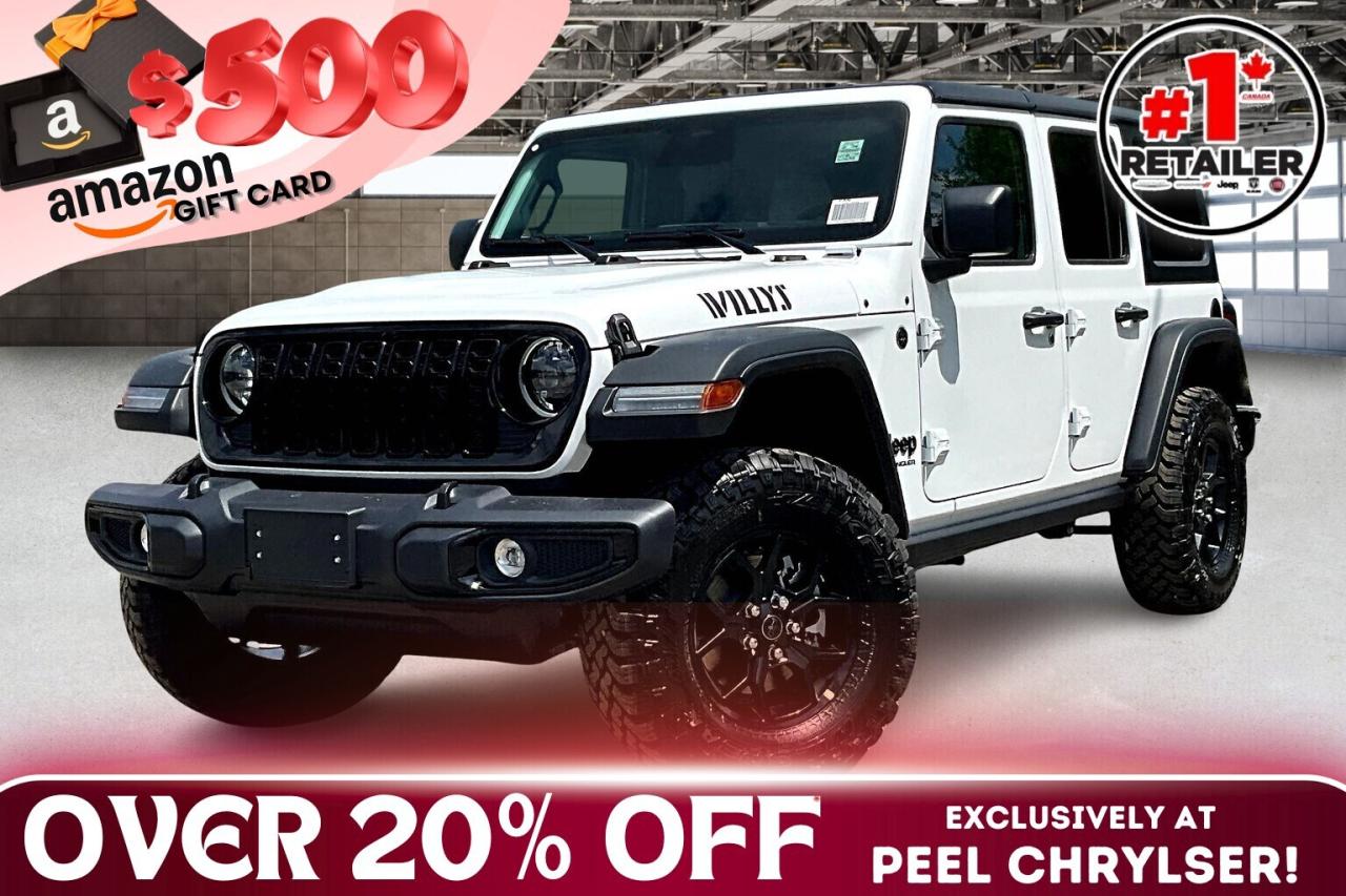 New 2025 Jeep Wrangler NOBODY BEATS A DEAL FROM PEEL !!!!!!!!!!!!!!!!!!!! for sale in Mississauga, ON