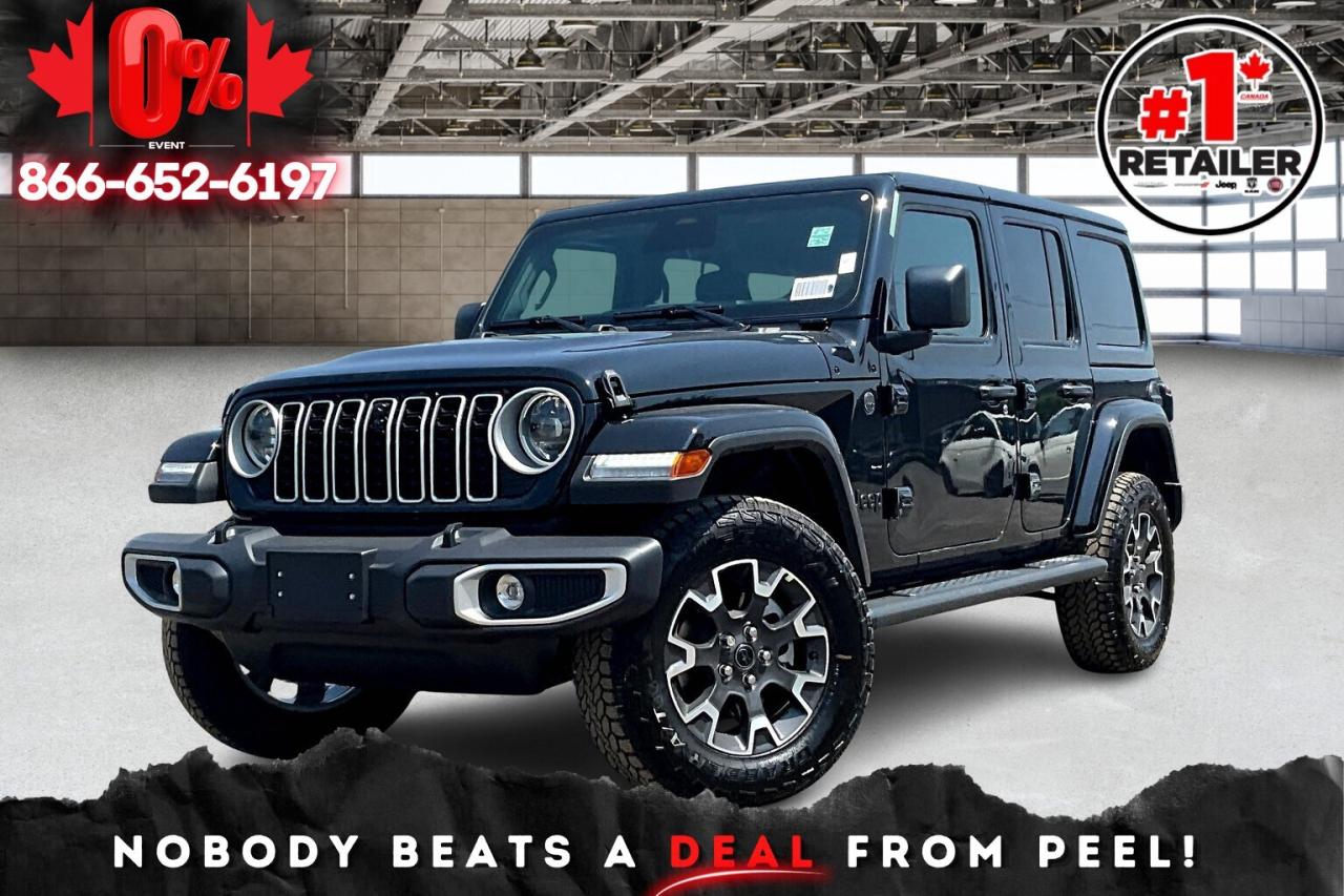New 2025 Jeep Wrangler SAHARA | Leather | Safety & Tech Grp | Painted Top for sale in Mississauga, ON