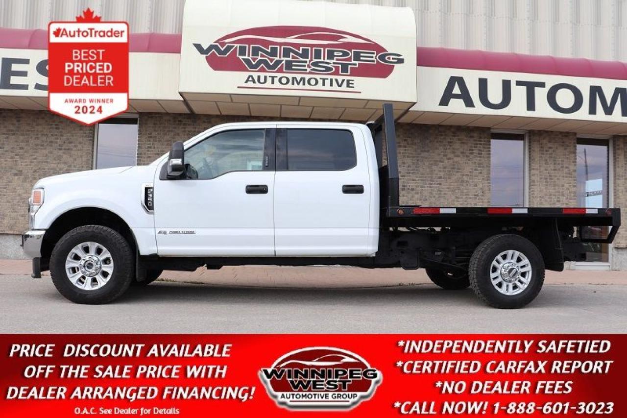 Used 2022 Ford F-350 XLT PREMIUM 6.7L DIESEL 4X4 FLAT DECK LOADED/CLEAN for sale in Headingley, MB
