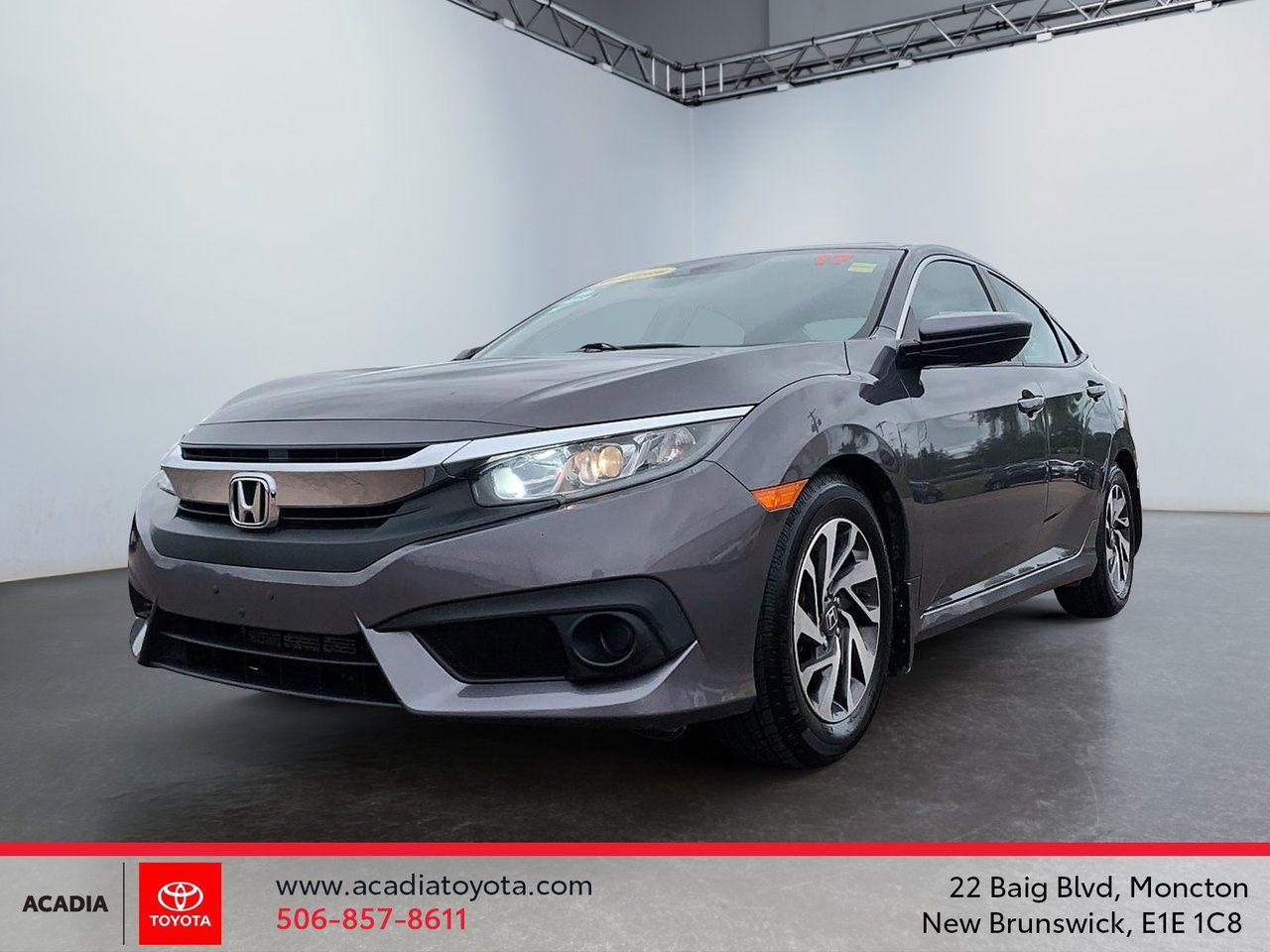 Used 2017 Honda Civic Sedan EX for sale in Moncton, NB
