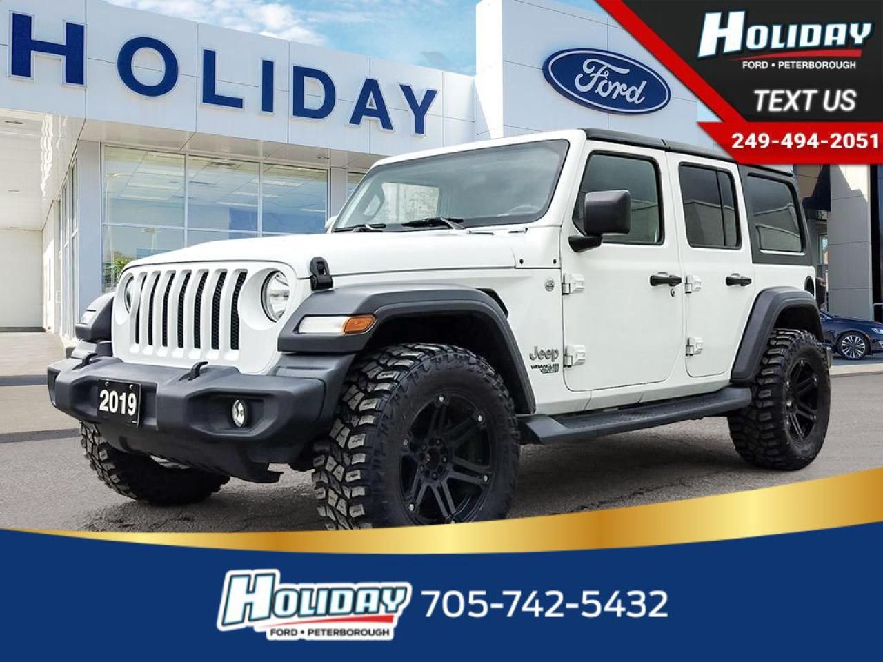 Used 2019 Jeep Wrangler UNLIMITED SPORT for sale in Peterborough, ON