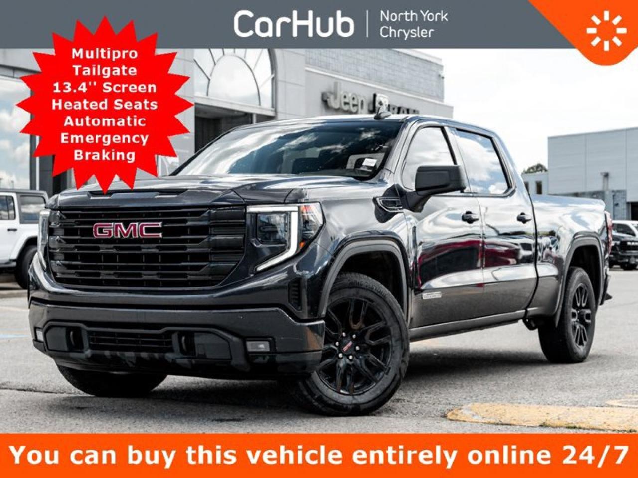 Used 2023 GMC Sierra 1500 Elevation 4WD 157'' Multipro Tailgate 13.4'' Screen Heated Seats & Wheel Wi-Fi for sale in Thornhill, ON