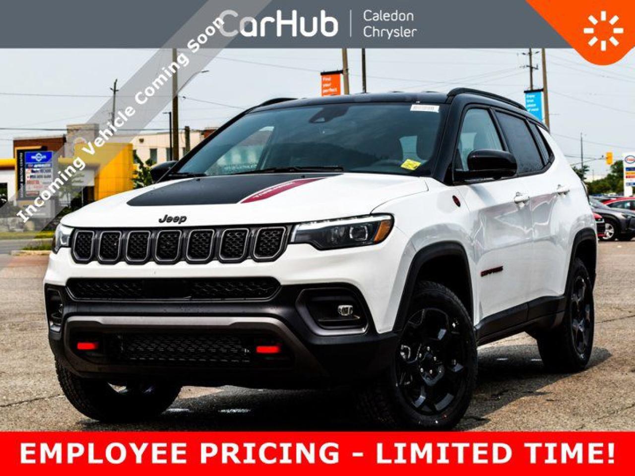 Incoming vehicle -- approximate arrival 4 to 6 weeksThese options are based on an incoming vehicle, so detailed specs and pricing may differ. Please inquire for more information.
Tried-and-true, this 2025 Jeep Compass Trailhawk 4x4 lets you cart everyone and everything you need. Side Impact Beams, Selec-Terrain ABS And Driveline Traction Control, Rear Cross-Path Detection, Rear Child Safety Locks, ParkView Back-Up Camera.

 

Feel Safe on the Road with Your Jeep Compass Trailhawk 4x4 
ParkSense Rear Parking Sensors, Outboard Front Lap And Shoulder Safety Belts -inc: Rear Centre 3 Point, Height Adjusters and Pretensioners, Low Tire Pressure Warning, Forward Collision Warning w/Active Braking, Electronic Stability Control (ESC) And Roll Stability Control (RSC), Dual Stage Driver And Passenger Seat-Mounted Side Airbags, Dual Stage Driver And Passenger Front Airbags, Driver Monitoring-Alert, Driver Knee Airbag, Curtain 1st And 2nd Row Airbags, Collision Mitigation-Front, Blind Spot Detection Blind Spot, Airbag Occupancy Sensor, Active Lane Management Lane Keeping Assist, Active Lane Management Lane Departure Warning.

 

Loaded with Additional Options
ENGINE: 2.0L DOHC I-4 DI TURBO W/ESS (STD), Wheels: 17 x 6.5 Painted Black Aluminum, Vinyl Door Trim Insert, Transmission: 8-Speed Automatic, Transmission w/Driver Selectable Mode and AUTOSTICK Sequential Shift Control, Towing Equipment -inc: Trailer Sway Control, Tires: 215/65R17 BSW AS On/Off Road.

 

Drive Happy with CarHub
*** All-inclusive, upfront prices -- no haggling, negotiations, pressure, or games

*** Purchase or lease a vehicle and receive a $1000 CarHub Rewards card for service

*** All available manufacturer rebates have been applied and included in our sale price

*** Purchase this vehicle fully online on CarHub websites

 

Transparency Statement
Online prices and payments are for finance purchases -- please note there is a $850 finance/lease fee. Cash purchases for used vehicles have a $2,200 surcharge (the finance price + $2,200), however cash purchases for new vehicles only have tax and licensing extra -- no surcharge. NEW vehicles priced at over $100,000 including add-ons or accessories are subject to the additional federal luxury tax. While every effort is taken to avoid errors, technical or human error can occur, so please confirm vehicle features, options, materials, and other specs with your CarHub representative. This can easily be done by calling us or by visiting us at the dealership. CarHub used vehicles come standard with 1 key. If we receive more than one key from the previous owner, we include them with the vehicle. Additional keys may be purchased at the time of sale. Ask your Product Advisor for more details. Payments are only estimates derived from a standard term/rate on approved credit. Terms, rates and payments may vary. Prices, rates and payments are subject to change without notice. Please see our website for more details.
