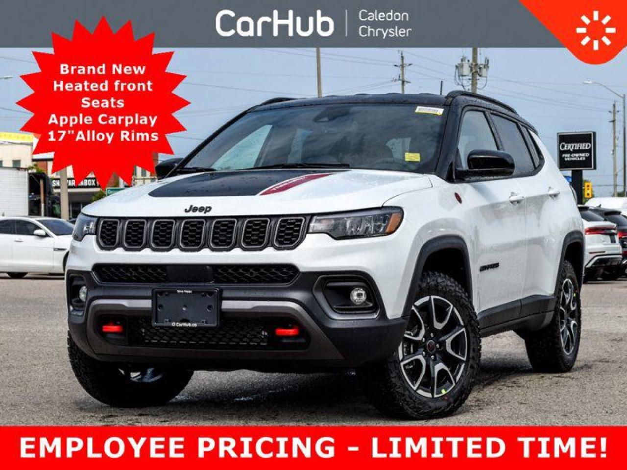 New 2025 Jeep Compass Trailhawk 4X4 Blind Spot R-Start 10.1