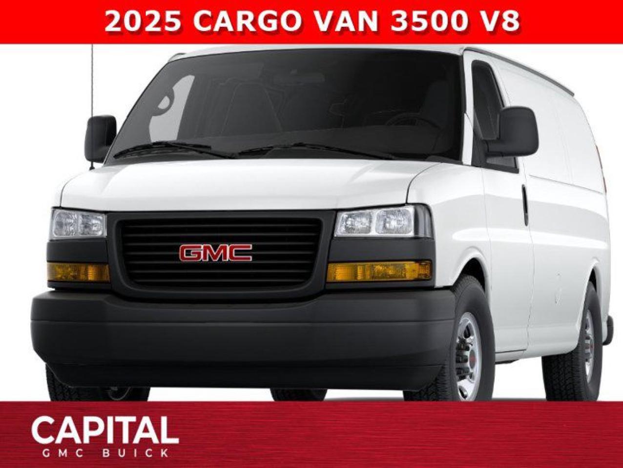 New 2025 GMC Savana Cargo Van RWD 3500 155 for sale in Edmonton, AB