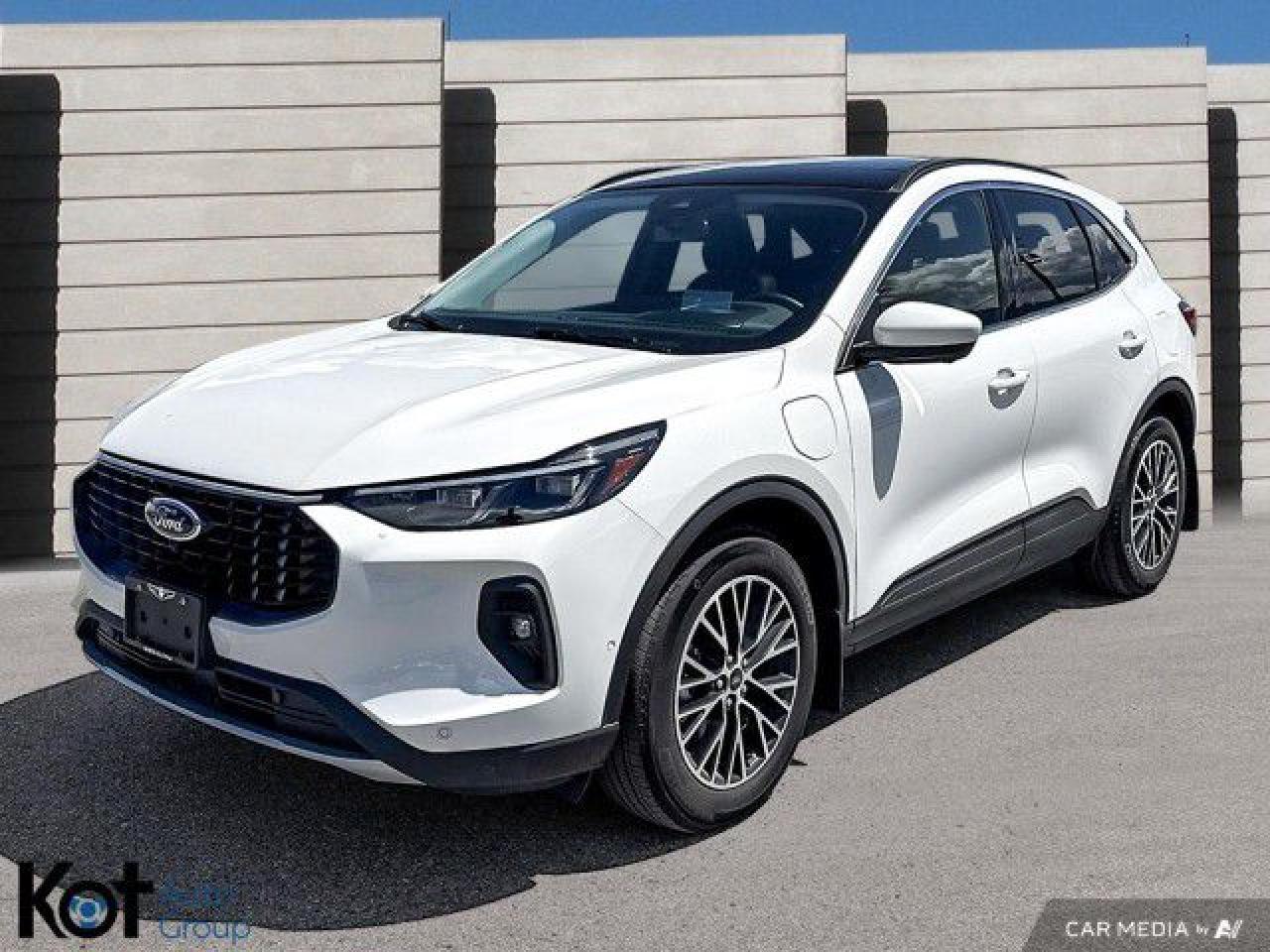 <p>The 2023 Ford Escape Plug-In Hybrid (PHEV) is a compact SUV that combines electric efficiency with the versatility of a gas-powered vehicle. Heres an overview of its key features: Powertrain & Efficiency Engine & Hybrid System : Equipped with a 2.5-liter Atkinson-cycle inline-4 engine paired with an electric motor</p>
<p> delivering a combined output of approximately 210 horsepower. Electric-Only Range : Offers an EPA-estimated electric-only range of 37 miles</p>
<p> suitable for daily commutes without gasoline consumption. Fuel Economy : Achieves an EPA-estimated 40 MPG combined when operating as a hybrid. Battery & Charging : Features a 14.4 kWh lithium-ion battery. Charging times are approximately 1011 hours using a standard 110V outlet (Level 1) and about 3.5 hours with a 240V charger (Level 2). Driving Modes The Escape PHEV offers four selectable EV modes to tailor the driving experience: Auto EV : Automatically switches between gas and electric power based on driving conditions. EV Now : Prioritizes all-electric driving. EV Later : Conserves battery charge for later use. Ford Media Center EV Charge : Uses the engine to recharge the battery while driving. Features & Technology Infotainment : Comes with Fords SYNC 4 system</p>
<p> featuring cloud-connected navigation and standard wireless Apple CarPlay and Android Auto integration. Interior Comfort : Standard features include heated front seats and a heated steering wheel. Options like a sunroof and head-up display are available. Safety : Equipped with advanced safety features such as blind-spot detection</p>
<p> and adaptive cruise control. Dimensions & Capacity Seating : Accommodates up to 5 passengers. Cargo Space : Offers 34.4 cubic feet of cargo capacity. Curb Weight : Approximately 3</p>
<p> making it a compelling option for those seeking a plug-in hybrid vehicle. If youre interested in exploring specific trims</p>
<p> $399 3 Year tire and rim warranty. While every reasonable effort is made to ensure the accuracy of this information; prices</p>
<a href=http://www.kelownahyundai.com/used/Ford-Escape-2023-id12301397.html>http://www.kelownahyundai.com/used/Ford-Escape-2023-id12301397.html</a>