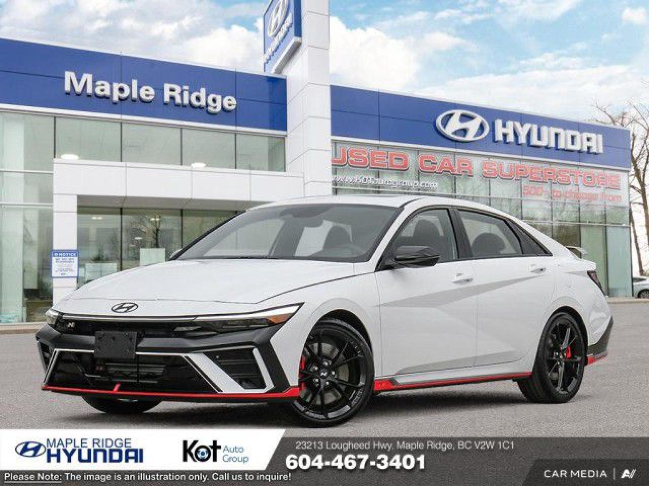 New 2025 Hyundai Elantra N DCT for sale in Maple Ridge, BC