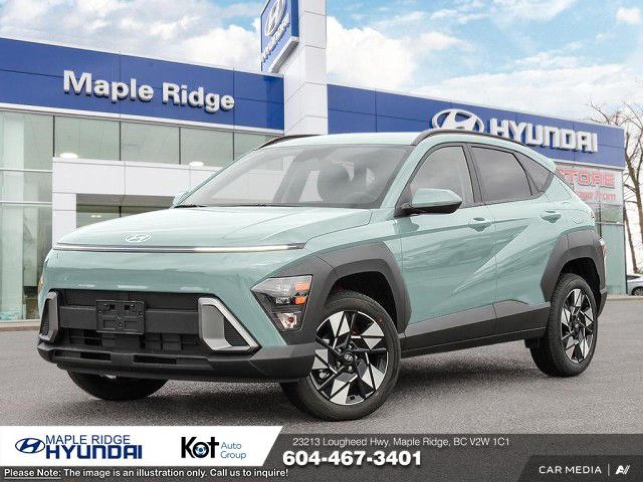 New 2025 Hyundai KONA 2.0L Preferred AWD for sale in Maple Ridge, BC
