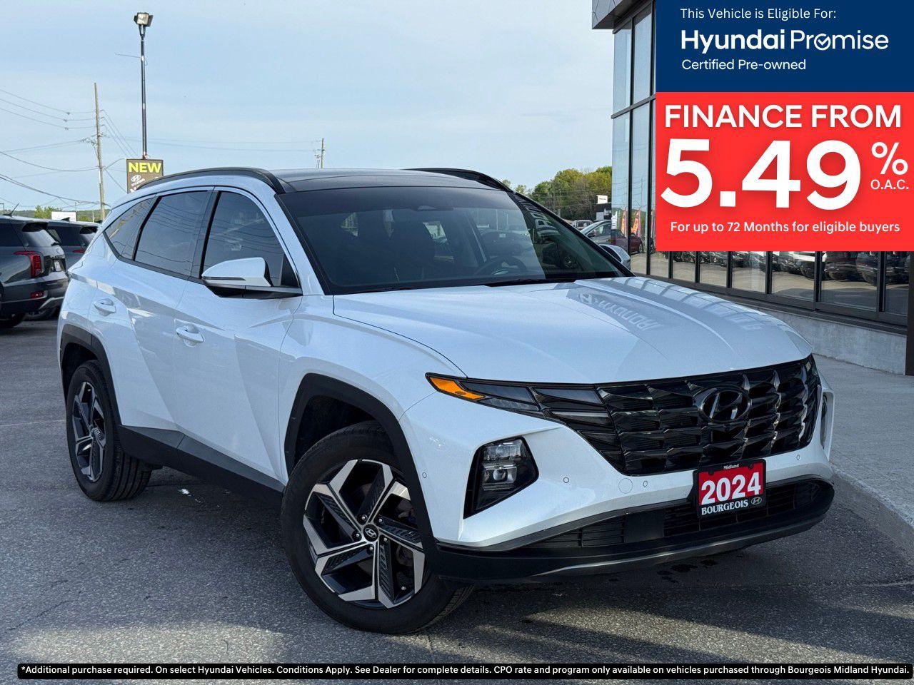 Used 2024 Hyundai Tucson Hybrid Ultimate AWD for sale in Midland, ON