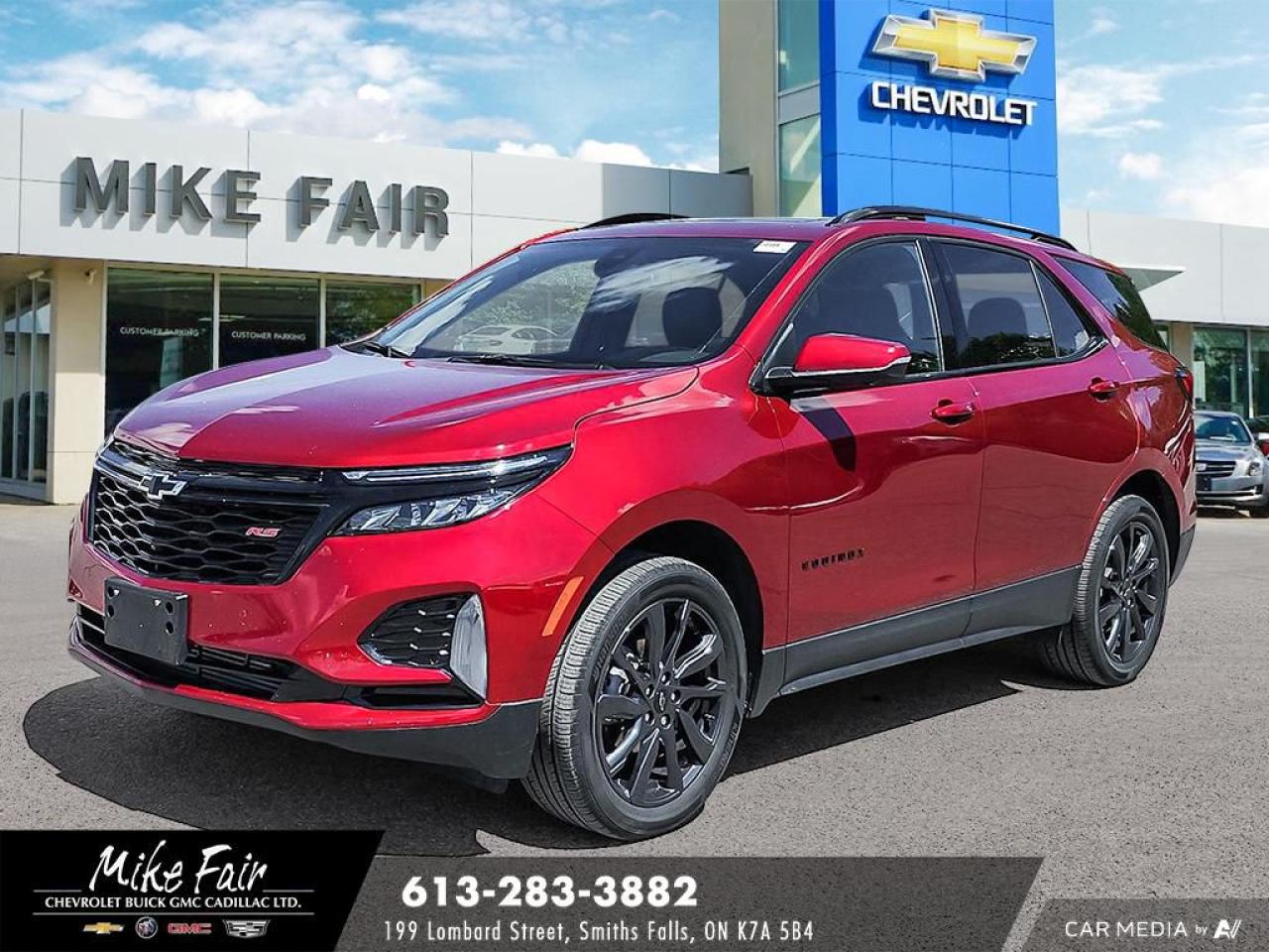 Used 2024 Chevrolet Equinox RS AWD,power sunroof,heated front seats/outside mirror/steering wheel,HD surround vision,power liftgate for sale in Smiths Falls, ON