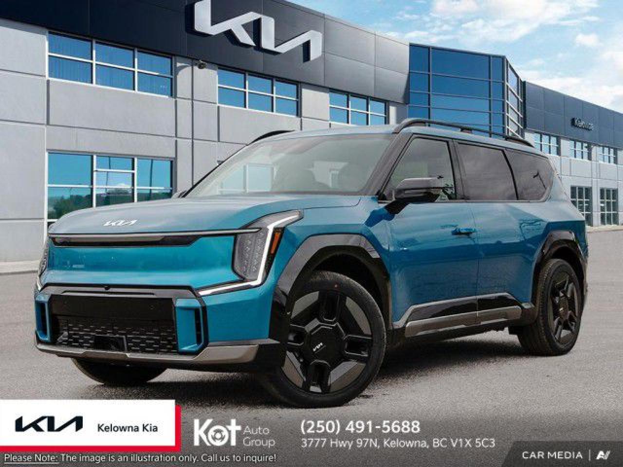 New 2026 Kia EV9 LAND W/GT-LINE PACKAGE for sale in Kelowna, BC