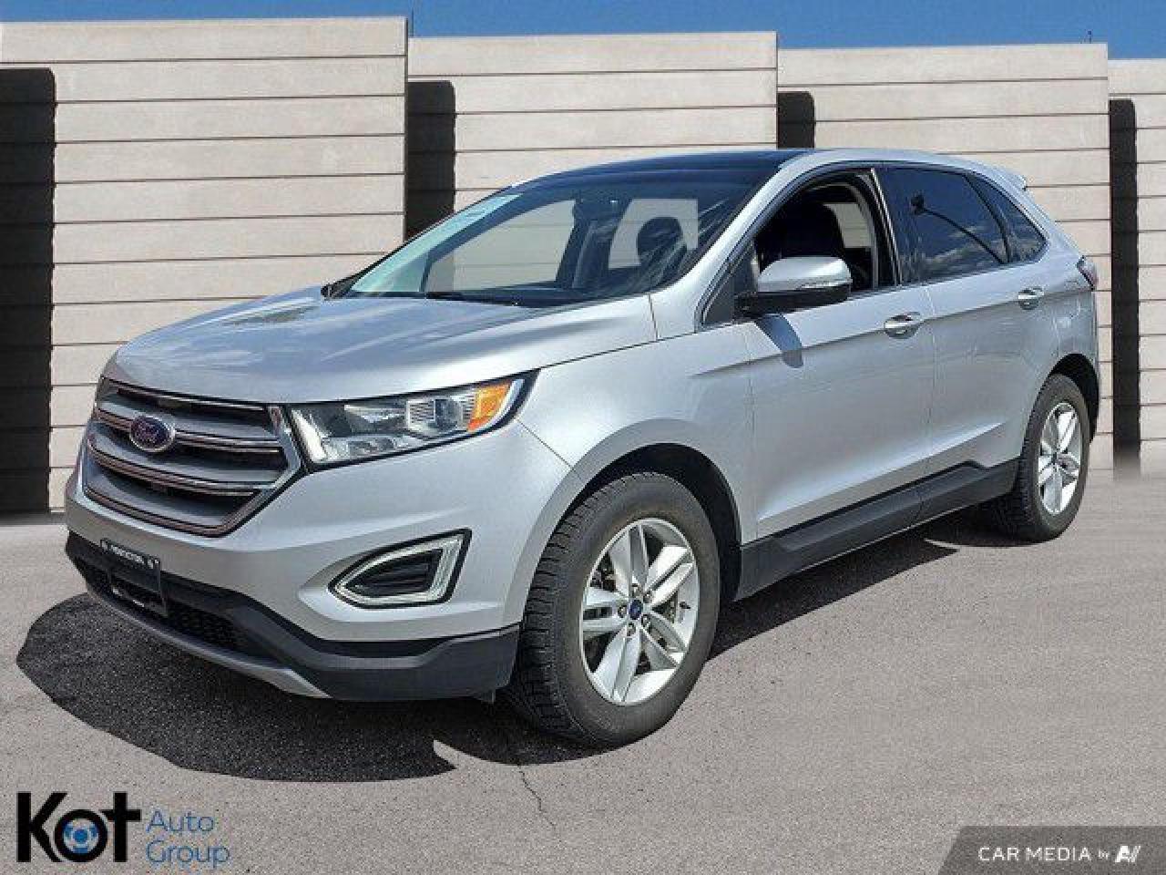 Used 2017 Ford Edge SEL AWD, CLEAN CARFAX, NAVIGATION, PANORAMIC SUNROOF, HITCH for sale in Penticton, BC