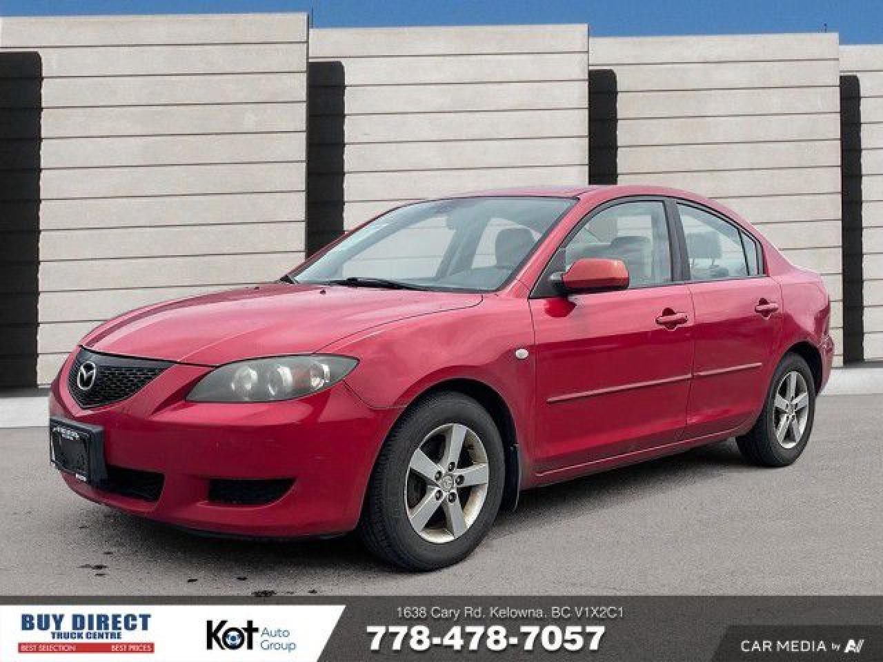 Used 2004 Mazda MAZDA3 GS AUTO, FABRIC SEATS, AFTER MARKET STEREO, AUTO WINDOWS, FWD, TAN INTERIOR!! for sale in Kelowna, BC