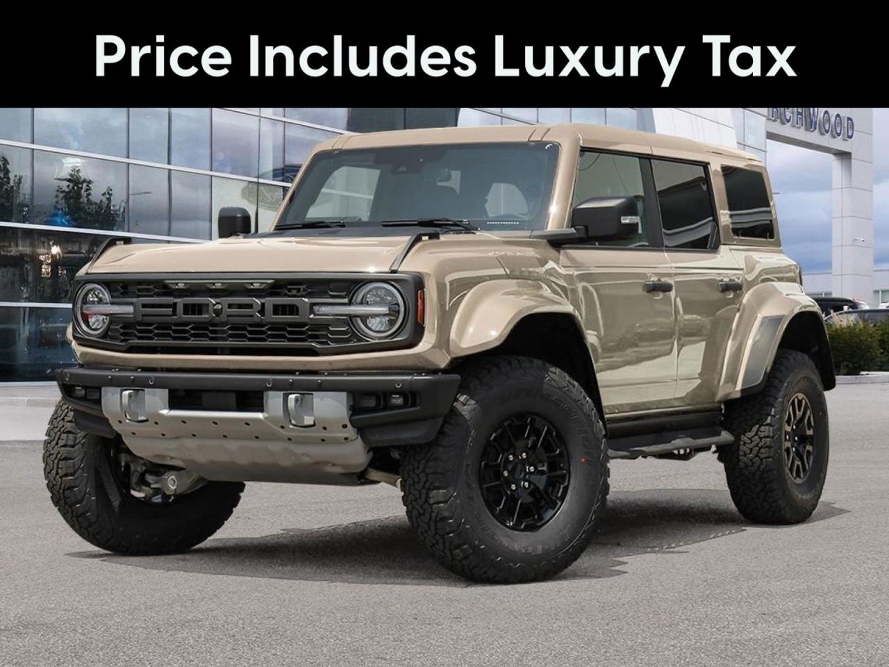 New 2025 Ford Bronco Raptor Factory Order - Arriving Soon | 374A | 3.0L EcoBoost V6 | Hard Top | Raptor Black Appearance for sale in Winnipeg, MB