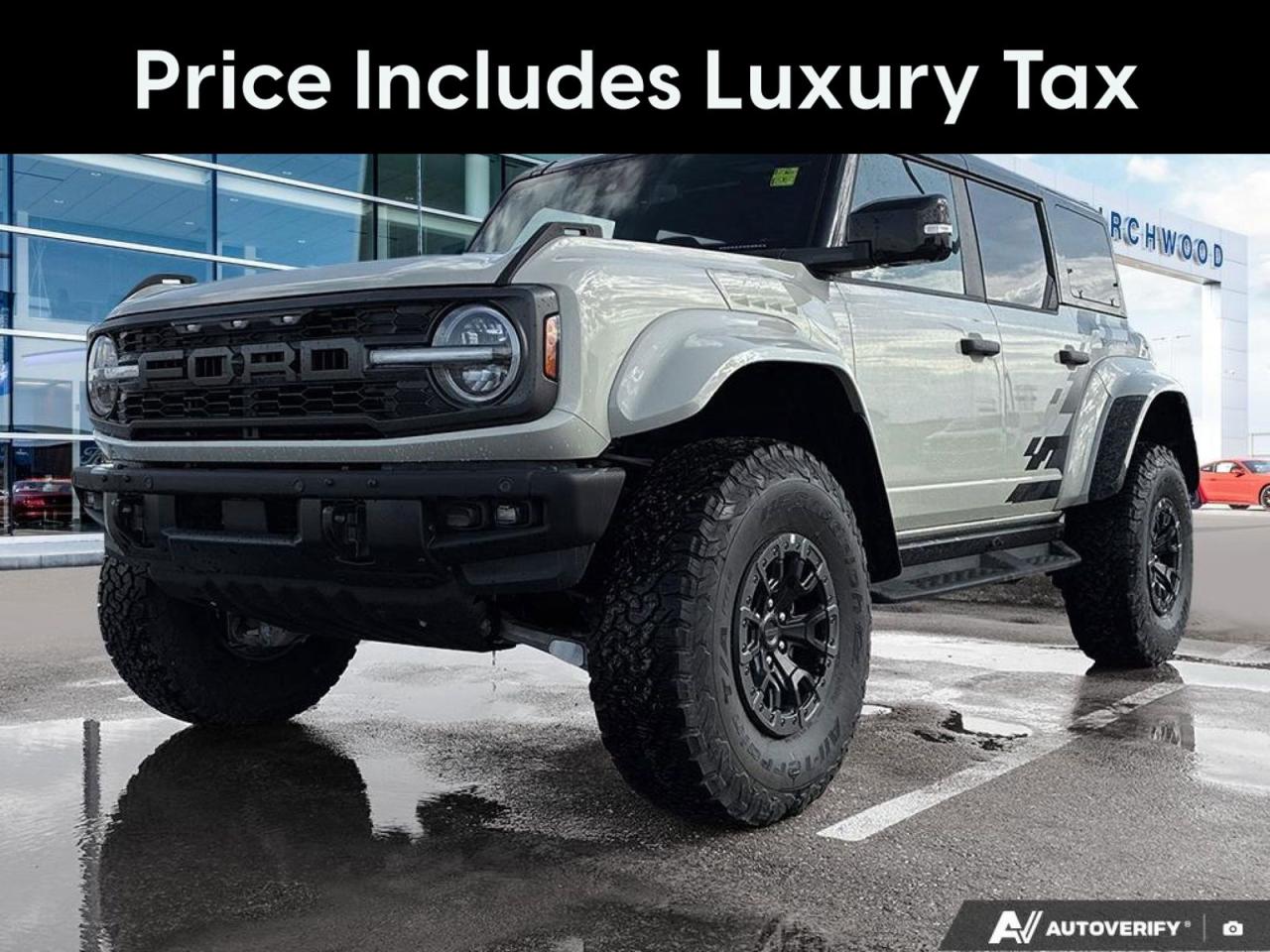 New 2025 Ford Bronco Raptor 374A | 3.0L | Hard Top | Raptor Black Appearance PKG for sale in Winnipeg, MB