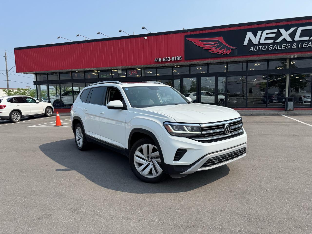 Used 2021 Volkswagen Atlas HIGHLINE 7 PASS AWD LEATHER PAN/ROOF NAVI CAMERA for sale in North York, ON