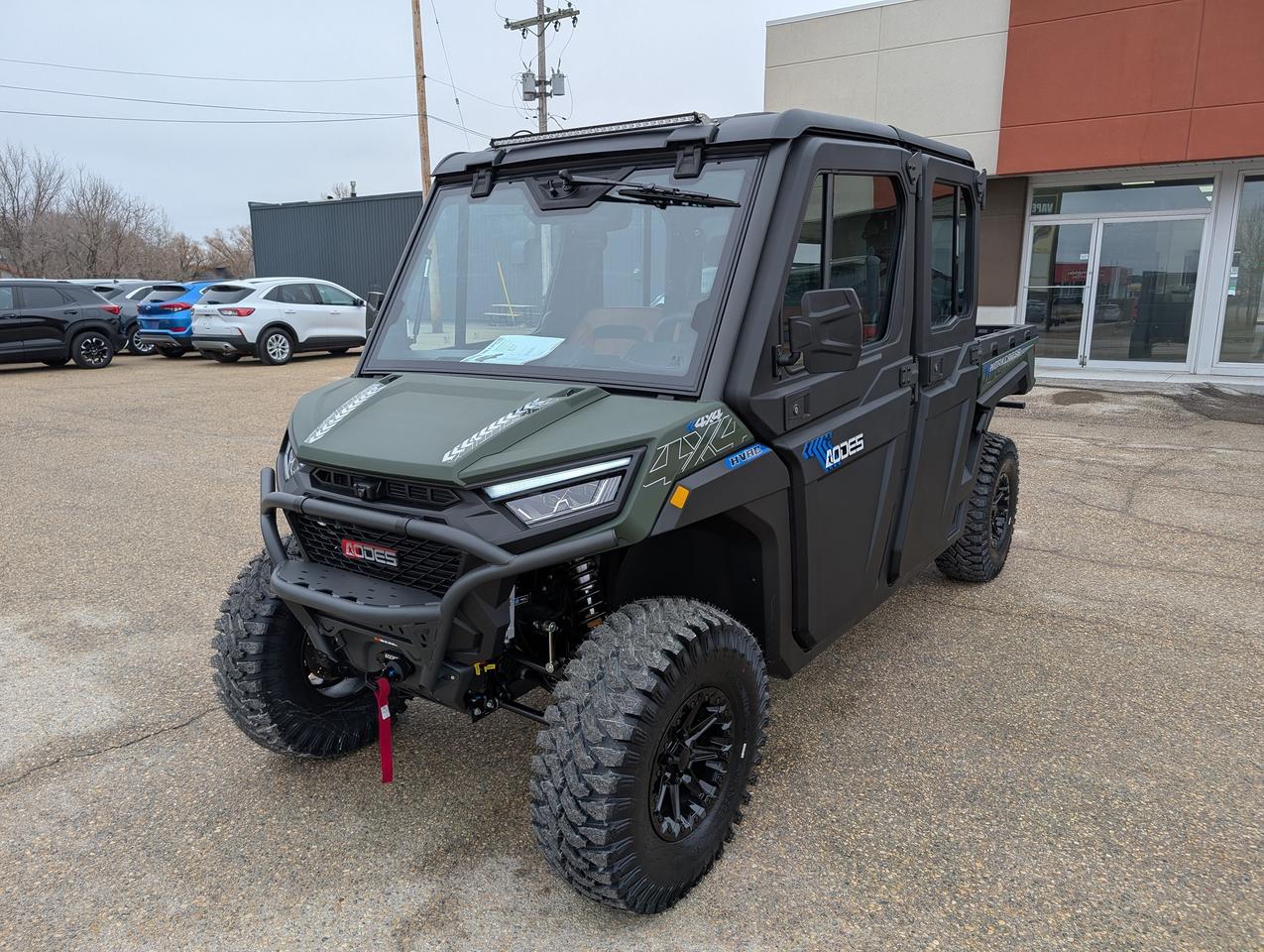 <p>Brand New Aodes Workcross 1000-6 HVAC</p><p>Located in Steinbach at Stone Bridge Auto</p><p>&nbsp;</p><p>Tracks and snow plow kit available</p><p>&nbsp;&nbsp;</p><p>Equipped with a heating and cooled cab, a 976cc V-twin engine. Selectable 2WD-4WD-4WD front locking differential, TURF MODE. Independent dual A-arm front & rear, front wiper and washer fluid, and adjustable coil over spring rate. 3 mode adjustable power steering, and a 3500lb winch. Factory Bead lock wheels and light bar. Factory Apple CarPlay/Android Auto, and front and rear facing cameras. MATTRACKS kits in-stock.</p><p>$2200 Freight and PDI NOT INCLUDED!</p><p>For more information visit aodescanada.ca</p><p>3 year limited warranty, financing available.&nbsp;</p><p>&nbsp;</p><p>Dealer permit #5000</p>