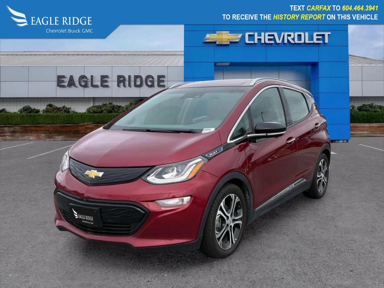 Used 2021 Chevrolet Bolt EV Premier Heated rear seats, Knee airbag, Low tire pressure warning, Perforated Leather-Appointed Seat Trim, Power steering, Power windows, Remote keyless entry, Split folding rear seat, Steering wheel mounted for sale in Coquitlam, BC