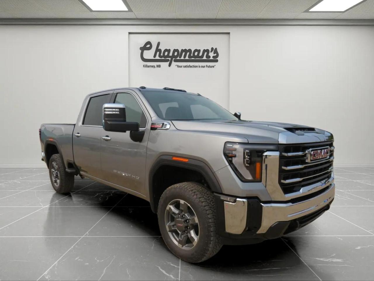 New 2025 GMC Sierra 2500 HD SLT Heated/Ventilated Front Seats, Heated Steering Wheel, GMC MultiPro Tailgate for sale in Killarney, MB