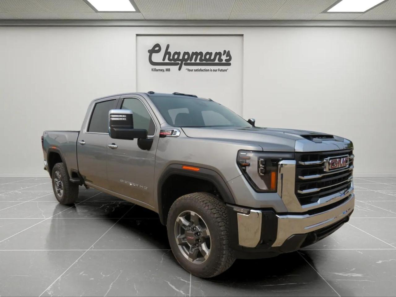New 2025 GMC Sierra 2500 HD SLT Heated/Ventilated Front Seats, Heated Steering Wheel, GMC MultiPro Tailgate for sale in Killarney, MB