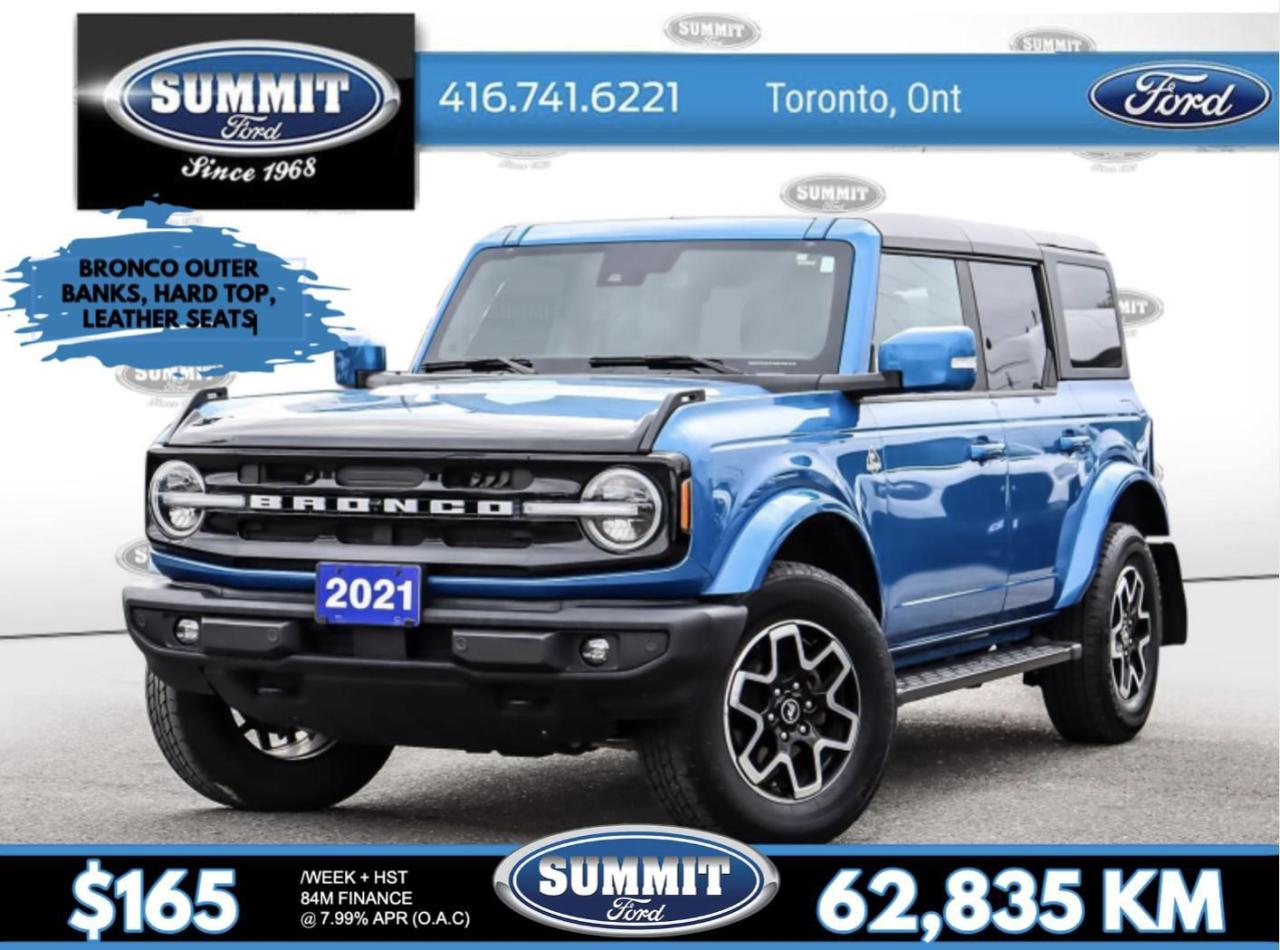 Used 2021 Ford Bronco Outer Banks Outer bank Series | Hard Top | Leather | for sale in Etobicoke, ON