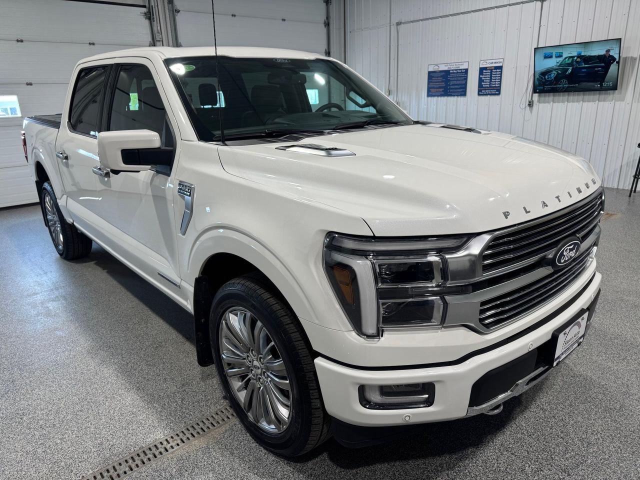 Used 2024 Ford F-150 Platinum SuperCrew 4WD #hybrid for sale in Brandon, MB