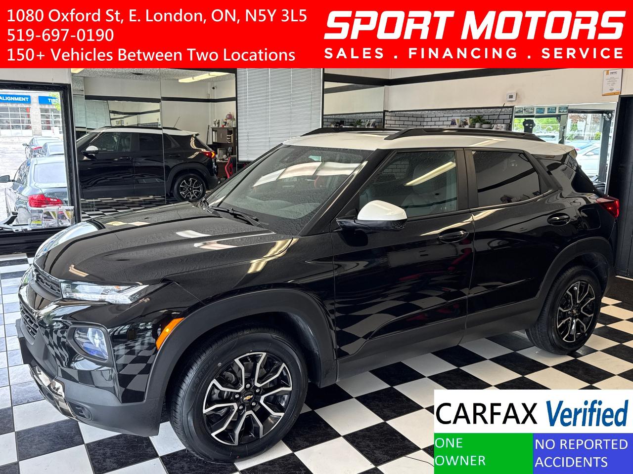 2021 Chevrolet TrailBlazer AWD ACTIV+Roof+Leather+ONE OWNER+CLEAN CARFAX Photo74