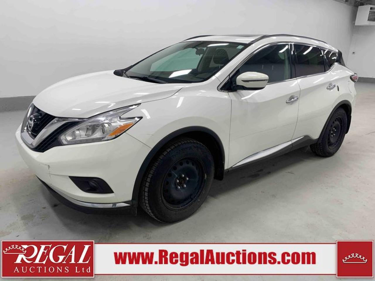 Used 2017 Nissan Murano SV for sale in Calgary, AB