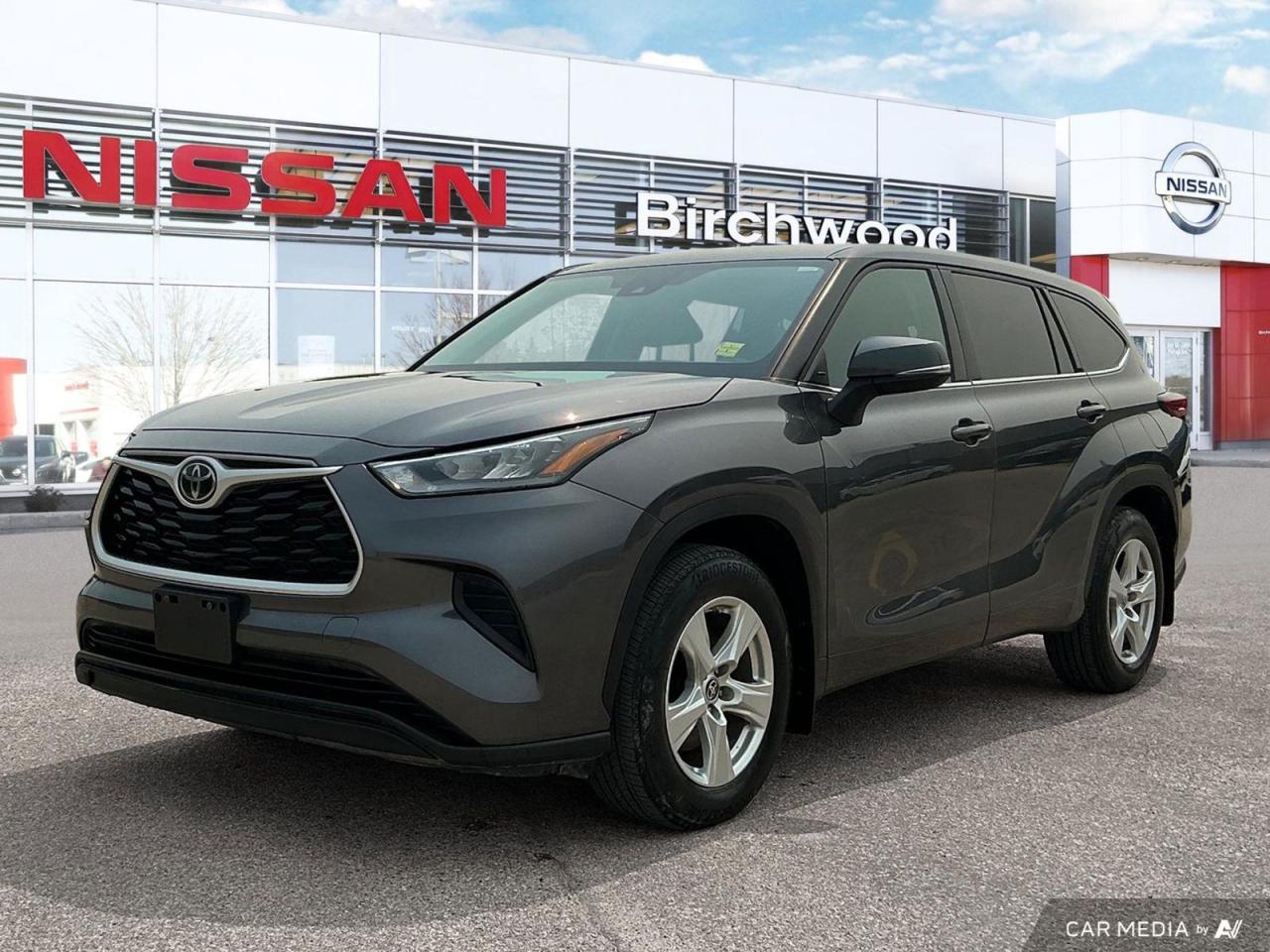 AWD | Apple CarPlay | Lane Assist | Heated seats
Discover the perfect blend of comfort and capability with this 2021 Toyota Highlander LE AWD. With only 63,561 km on the odometer, this SUV is ready for your next adventure.

Key Features

- All Wheel Drive 
- Apple Carplay and Android Auto 
- 6 Speaker Audio System 
- Heated Front Seats 
- Smart Key with Push Button Start 
- Dual Zone Climate Control 

Safety Features

- Rearview Camera 
- Full-Speed Range Dynamic Radar Cruise Control
- Pre-Collision System with Pedestrian Detection and Bicycle Detection 
- Lane Departure Alert with Steering Assist
- Front-to-Front Risk Detection
- Blind Spot Monitor with Rear Cross Traffic Alert
- Lane Tracing Assist
- LED Headlights 
- Tire Pressure Monitoring System 

And More! 

Experience the quality and reliability of Toyota at Birchwood Nissan. Schedule a test drive today to feel the difference for yourself. Our knowledgeable staff is ready to answer any questions and guide you through the seamless purchase process. Dont miss this opportunity to own a versatile and dependable SUV  contact us now!
At Birchwood Infiniti we pride ourselves on providing a quality Pre-Owned vehicle as well as a first-class purchase experience.  Every vehicle we sell goes through a rigorous certified inspection that holds us to the highest level of mechanical and cosmetic reconditioning. 
Buy your next Pre-Owned vehicle from Birchwood Infiniti and enjoy brand specific luxuries including: 

A full CARFAX vehicle report. 
Mandatory alignment on every vehicle 
A fresh oil change, cleaning, and full tank of fuel on delivery 
Service records (if available) 
Interested in seeing/hearing more? Come down to Birchwood Infiniti to experience Car Buying the right way! Book your appointment today at 204-261-3490. 

Dealer Permit #0086
Dealer permit #0086