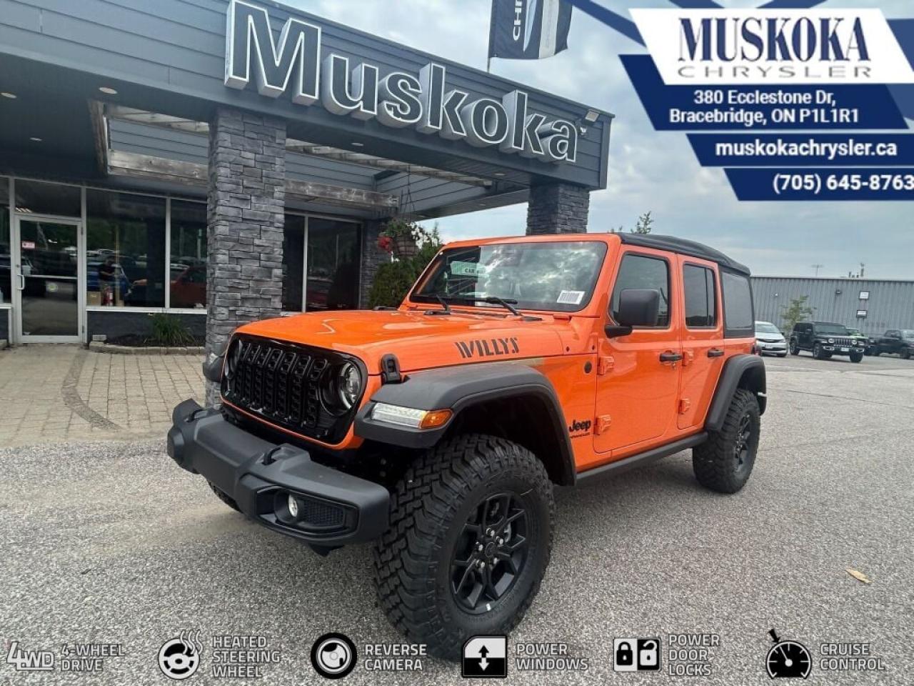 New 2025 Jeep Wrangler Willys for sale in Bracebridge, ON