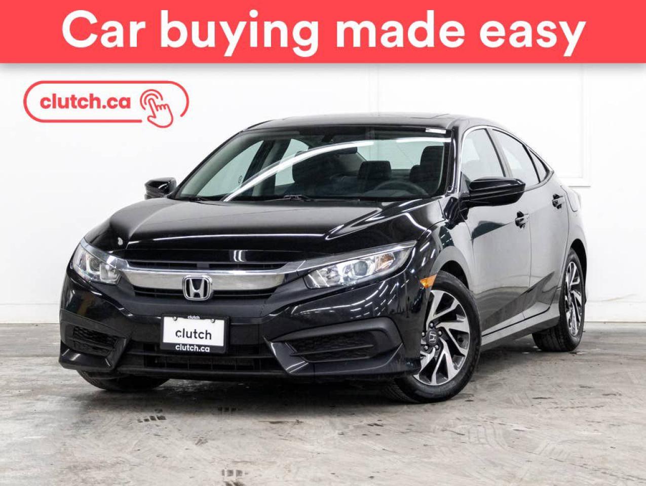 Used 2016 Honda Civic EX w/ Apple CarPlay & Android Auto, Rearview cam, Dual Zone A/C for sale in Toronto, ON