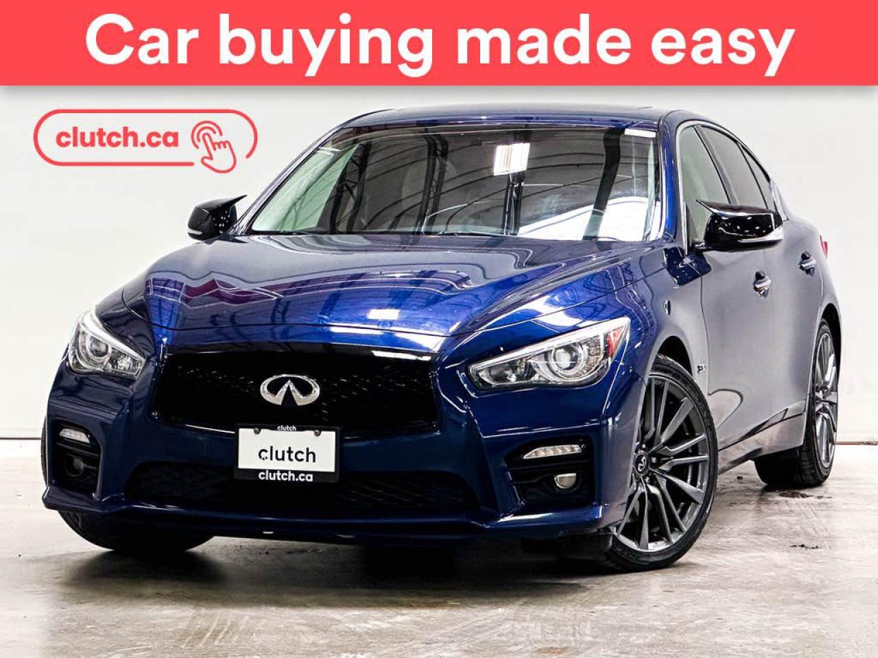 Used 2017 Infiniti Q50 Red Sport AWD w/ Nav, Heated Front Seats, Rearview Cam for sale in Toronto, ON