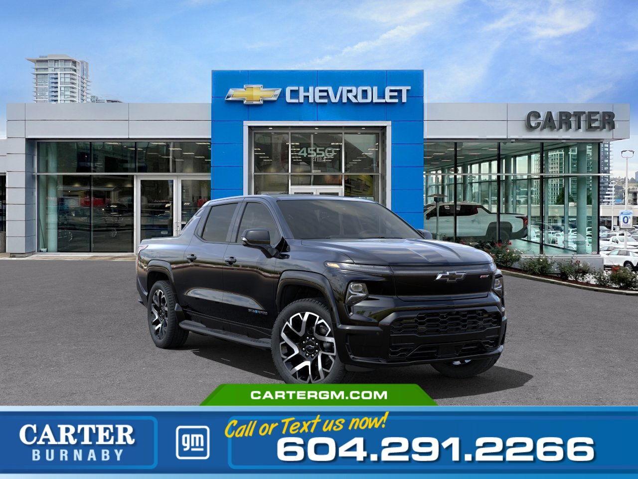 New 2024 Chevrolet Silverado EV RST 4WD | UP TO 628 KM. RANGE/POWER SEAT/HD VISION for sale in Burnaby, BC
