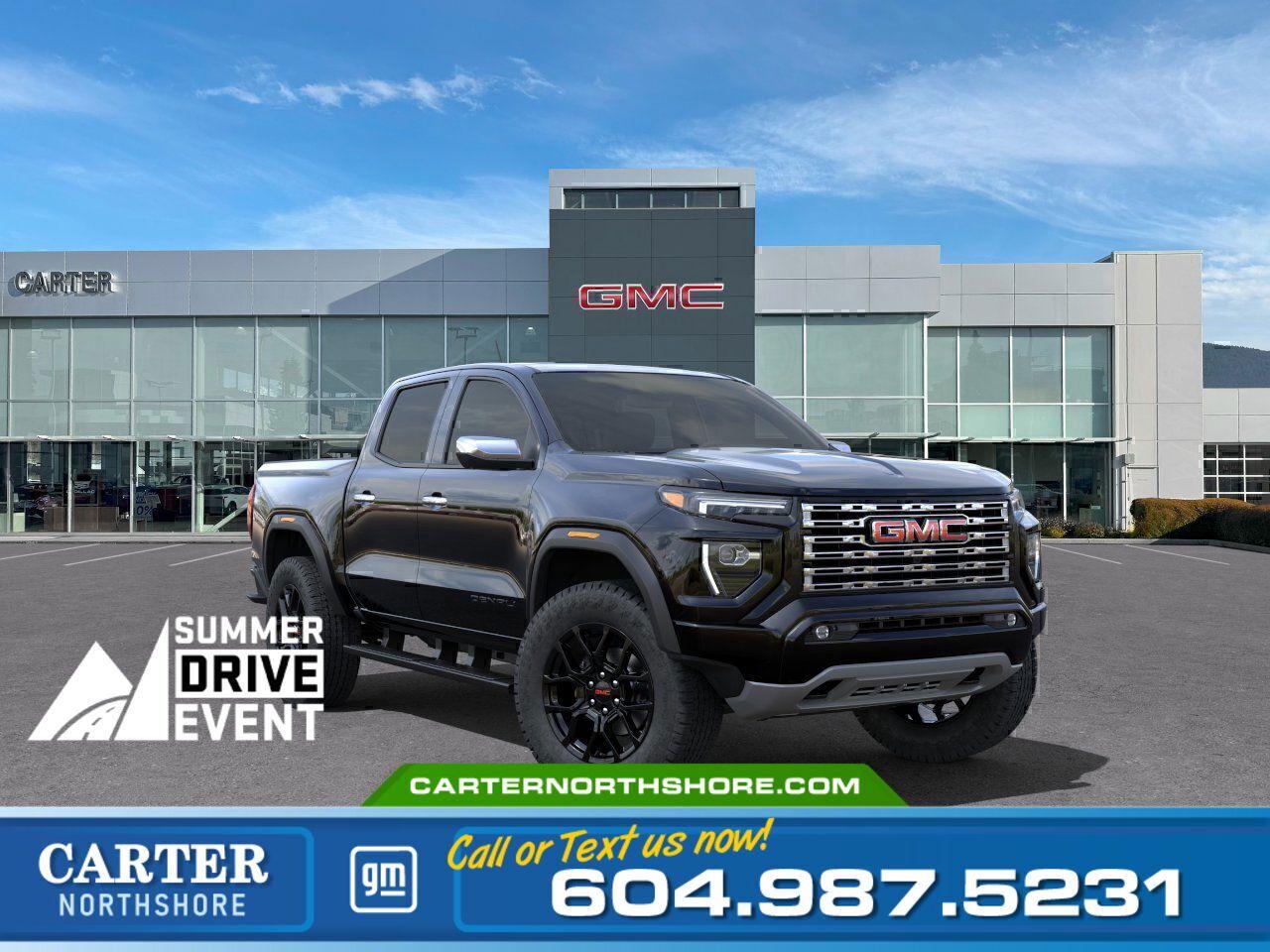 New 2025 GMC Canyon DENALI 4WD | Alum Wheels/Sunroof/Vented Seats/Bose for sale in North Vancouver, BC