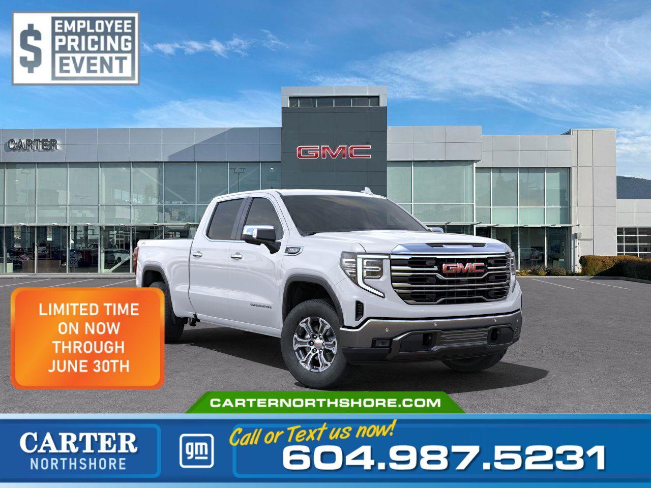 New 2025 GMC Sierra 1500 SLT 4WD | Alum Wheels/Bose Spkrs/HD Cam for sale in North Vancouver, BC