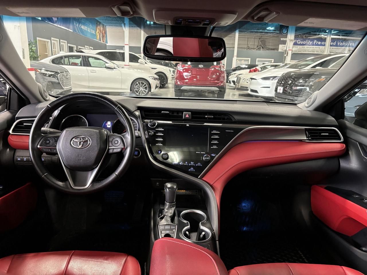 2018 Toyota Camry XSE|V6|REDLEATHER|AMBIENT|PANOROOF|360CAM|HUD| - Photo #11