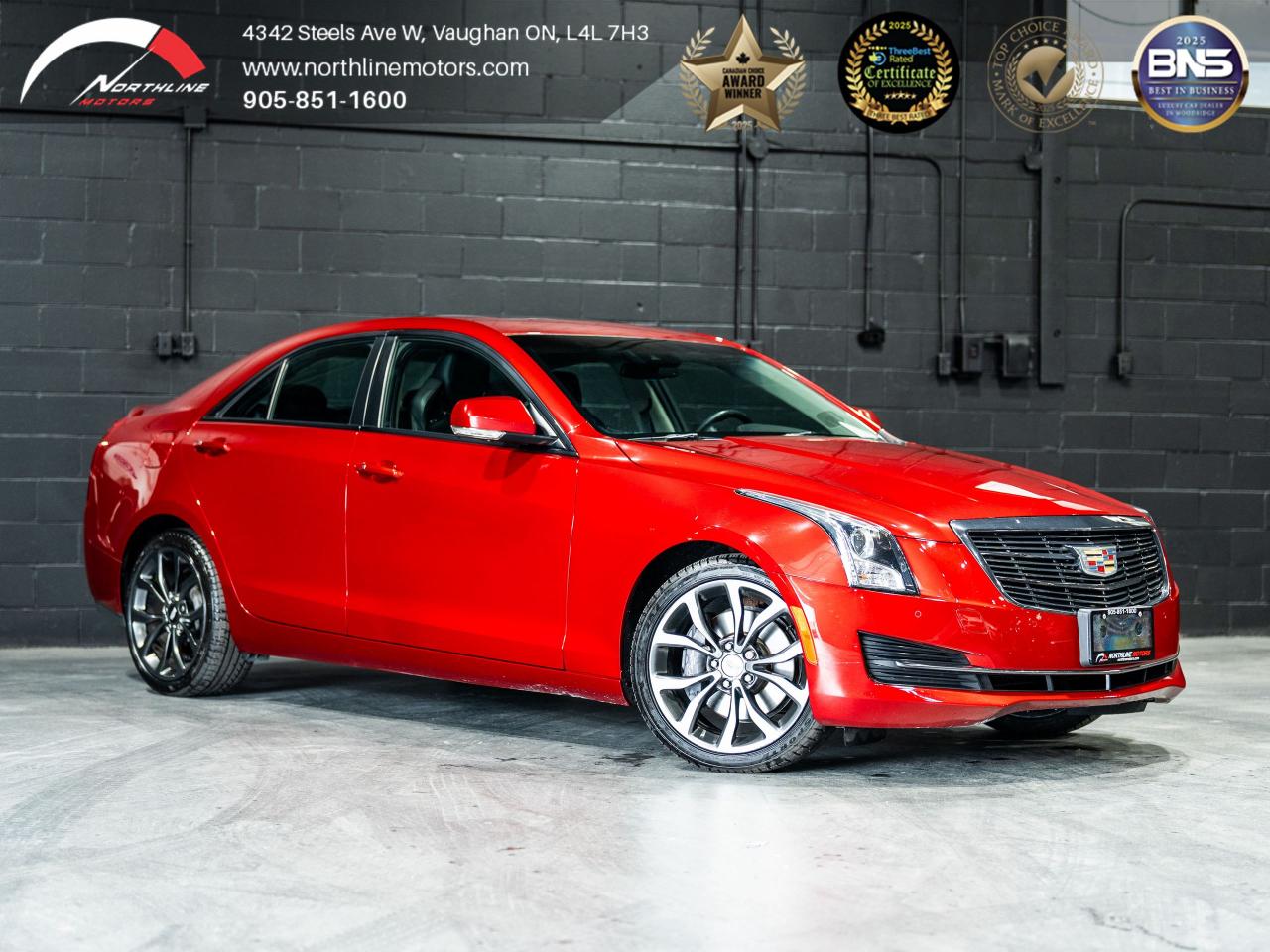 Used 2017 Cadillac ATS LUXURY/RECARO SEATS/BOSE/NAV/CARPLAY for sale in Vaughan, ON