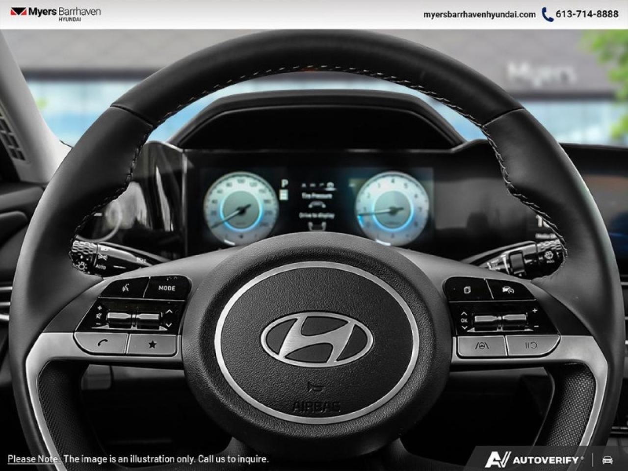 2025 Hyundai Elantra Preferred IVT w/Tech Pkg  - $204 B/W Photo