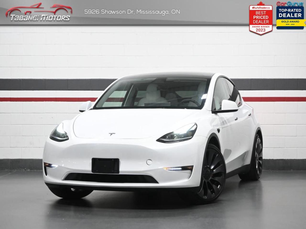 Used 2024 Tesla Model Y Performance  No Accident White Leather Dual Motor Autopilot Navigation Glass Roof for sale in Mississauga, ON
