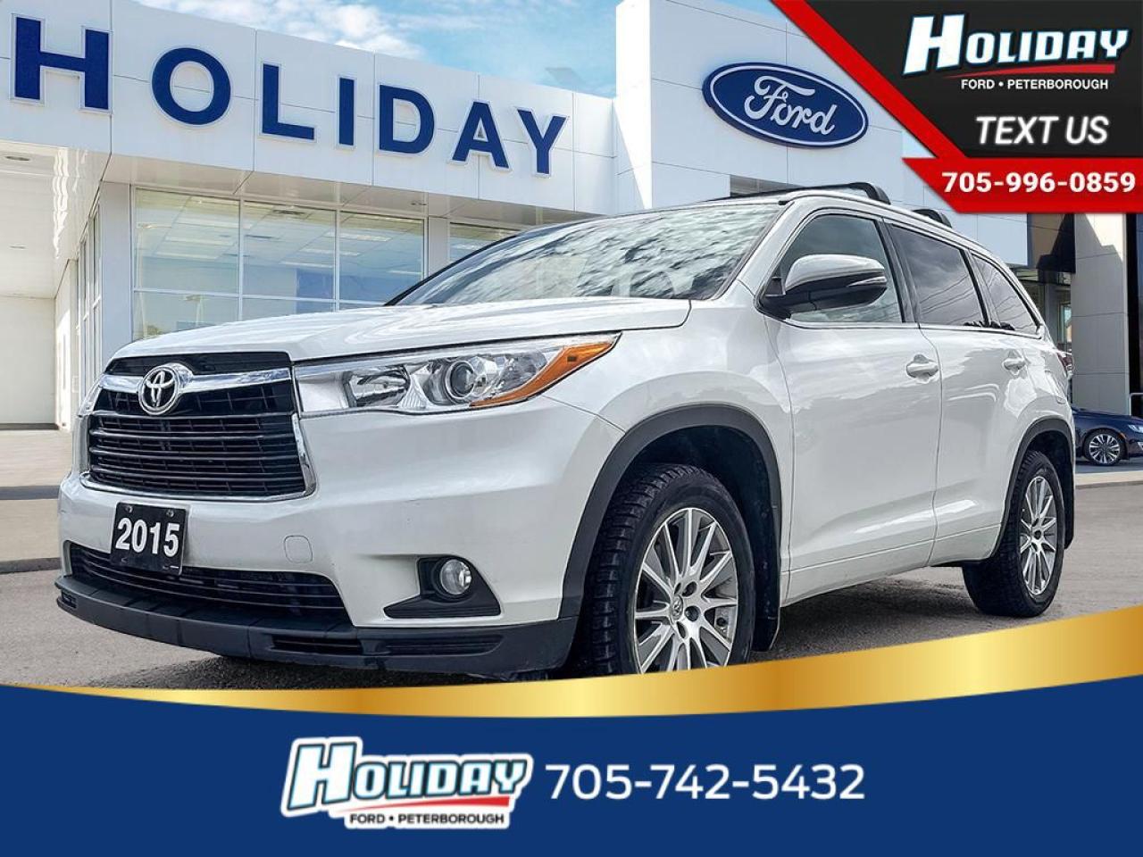 Used 2015 Toyota Highlander XLE for sale in Peterborough, ON