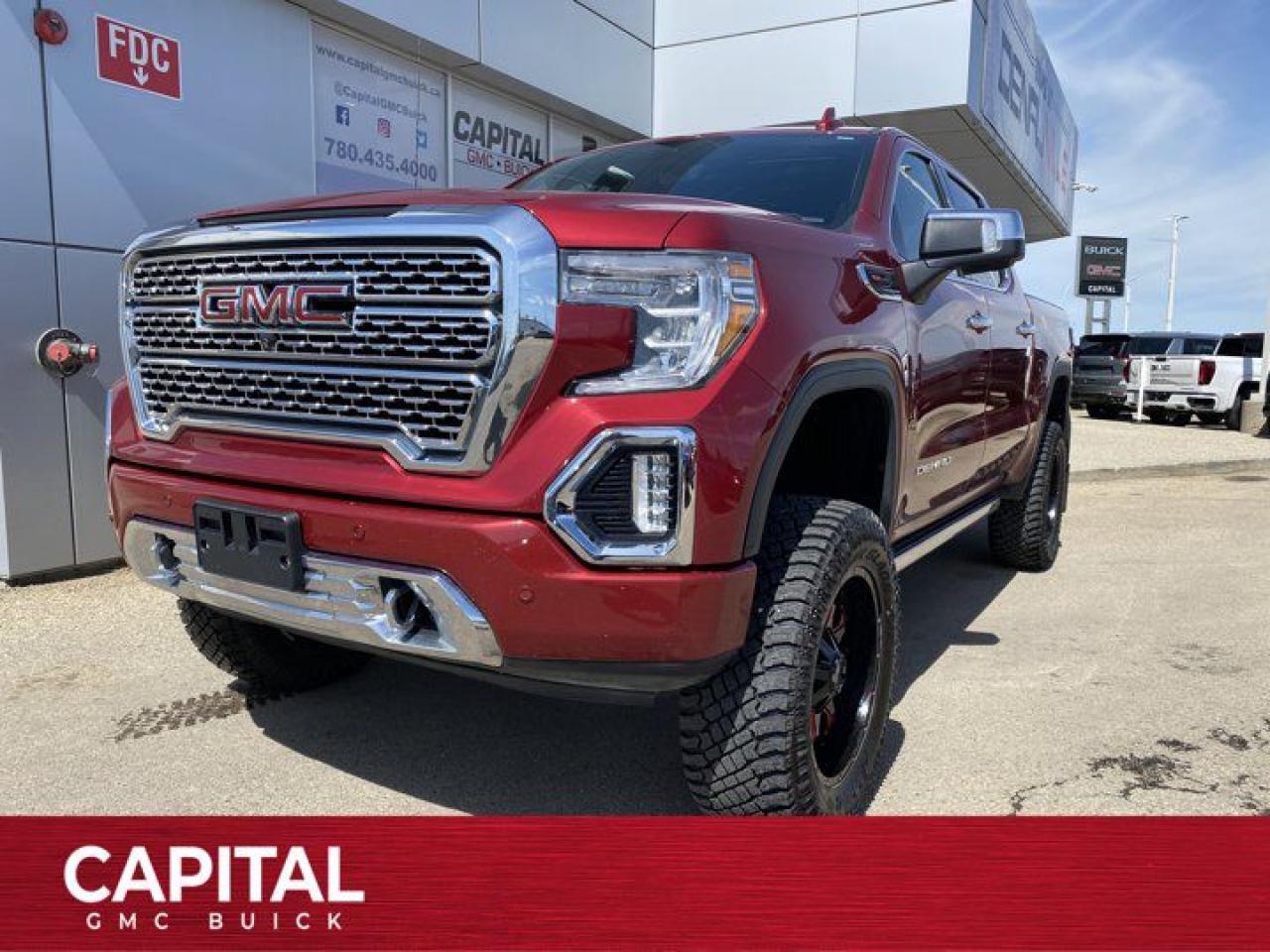 Used 2019 GMC Sierra 1500 Crew Cab Denali * LIFTED * DENALI ULTIMATE PKG * POWER BOARDS * for sale in Edmonton, AB