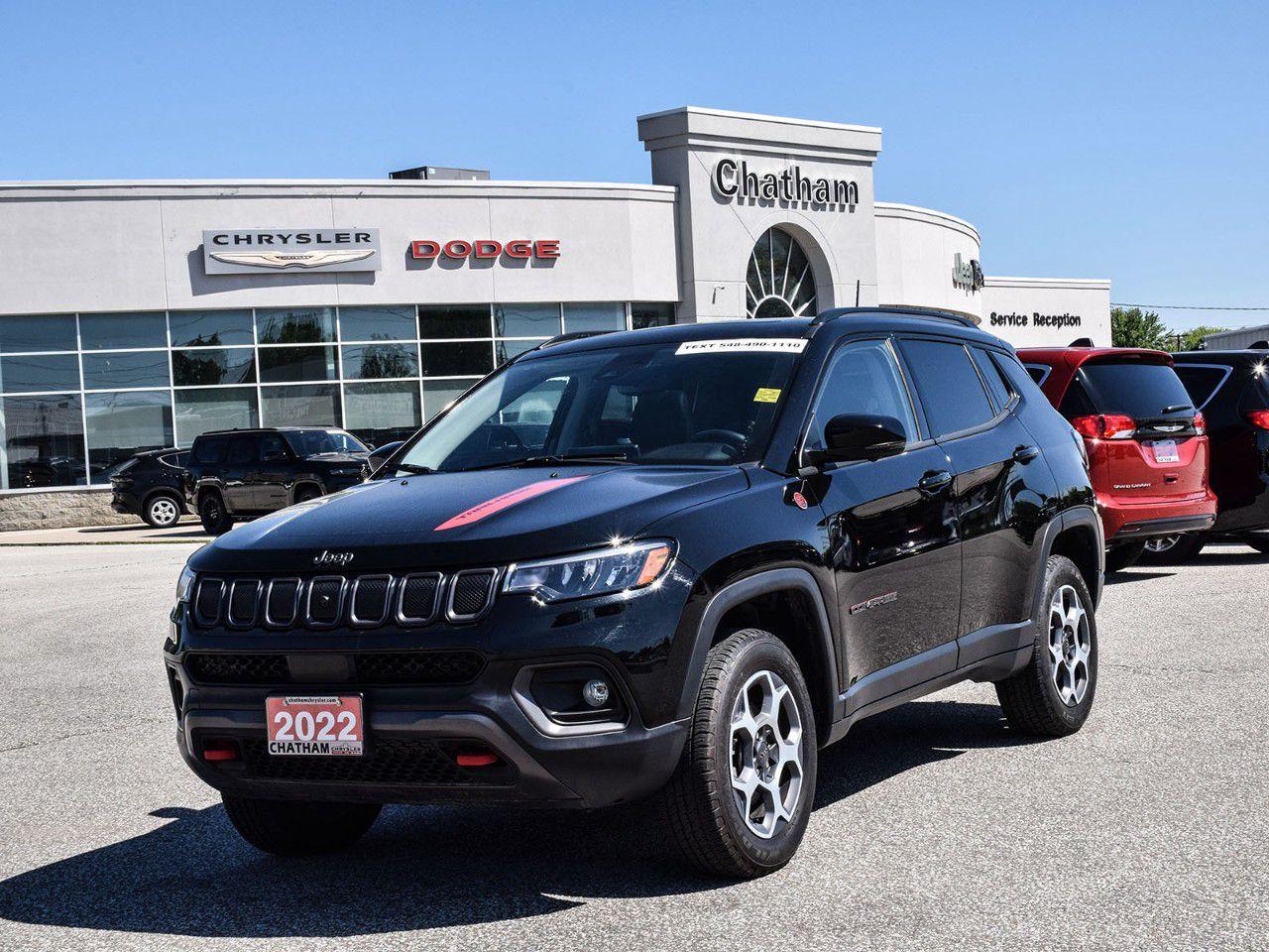 Used 2022 Jeep Compass Trailhawk 4x4 for sale in Chatham, ON