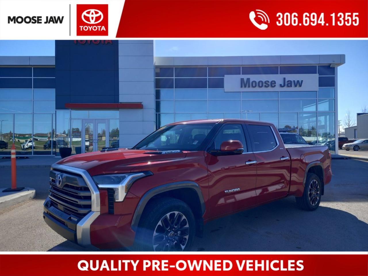 Used 2023 Toyota Tundra Hybrid Limited RARE HYBRID LIMITED PKG,HEATED/VENT POWER SEATS,PANORAMIC SUNROOF,HEATED WHEEL14