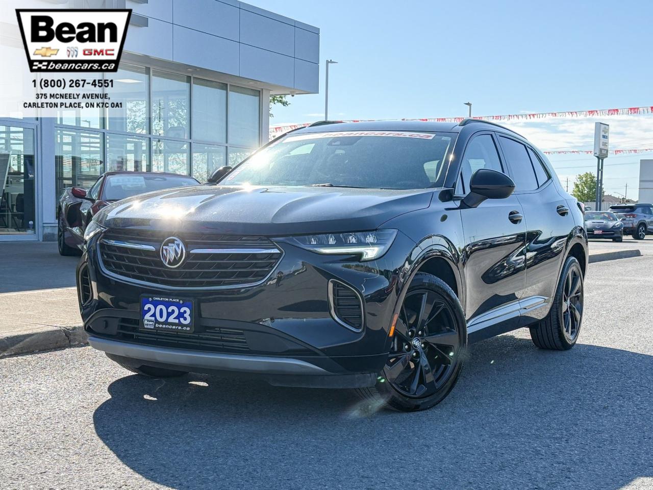 Used 2023 Buick Envision Preferred 2.0L 4 CYL WITH REMOTE START/ENTRY, HEATED SEATS, HEATED STEERING WHEEL, POWER LIFTGATE, HD REAR VISION CAMERA, SPORT TOURING PACKAGE, APPLE CARPLAY AND ANDROID AUTO for sale in Carleton Place, ON