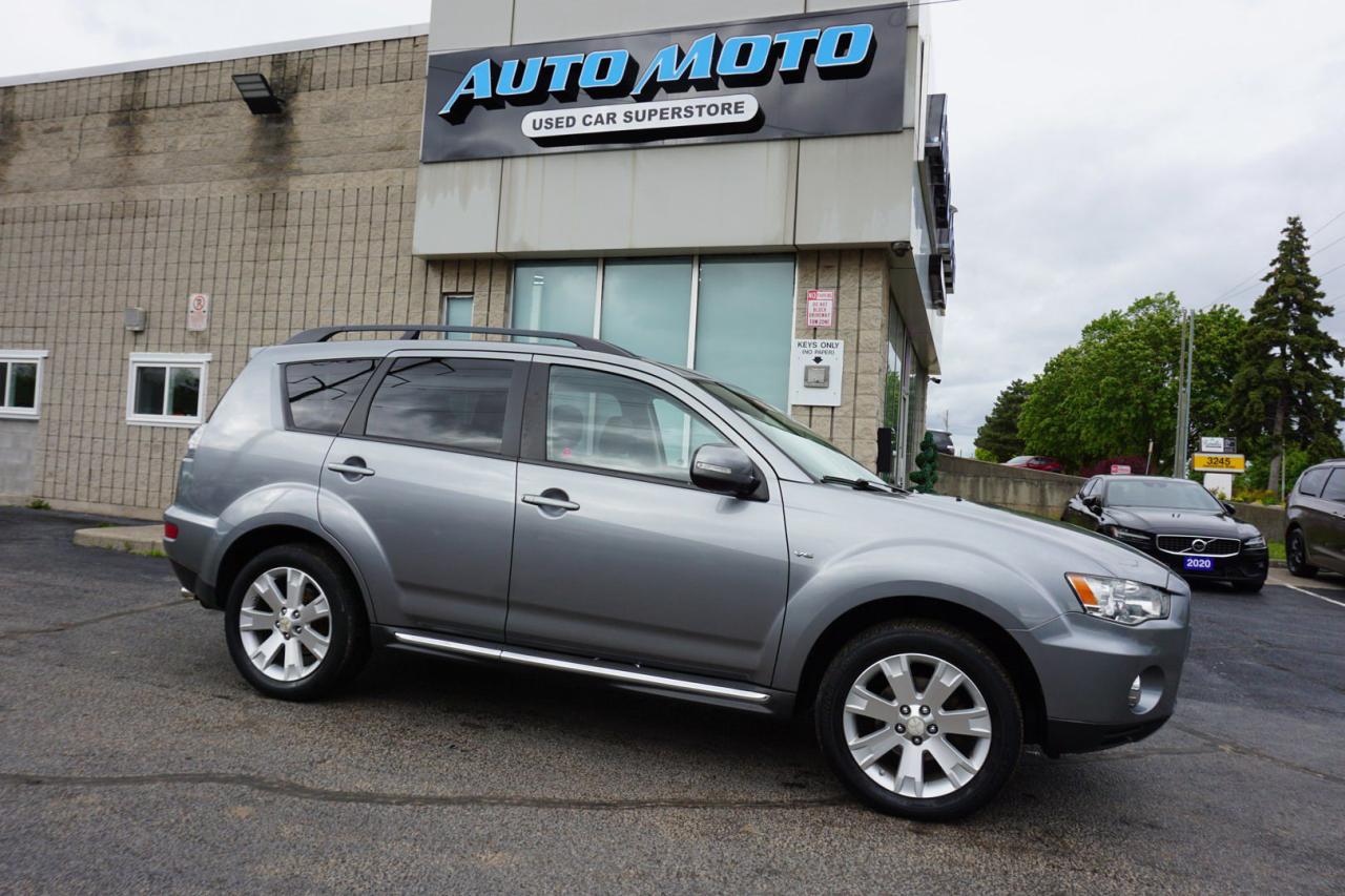 Used 2013 Mitsubishi Outlander V6 GT S-AWC CERTIFIED *7SEATS*27 MITSUBISHI SERVICE* NAV CAMERA SUNROOF BLUETOOTH LEATHER HEATED SUNROOF CRUISE ALLOYS for sale in Burlington, ON